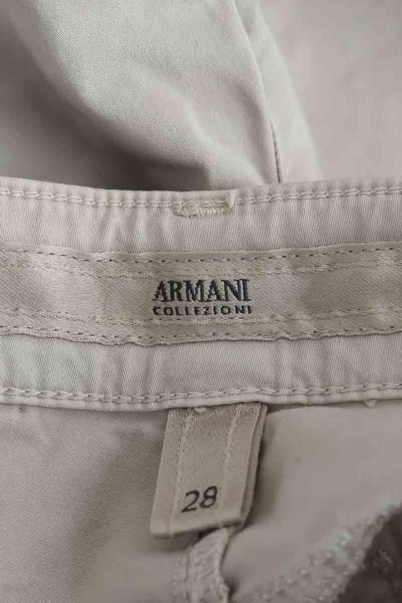 Slim-fit cotton cargo pants ARMANI - SECONDE MAIN Grey