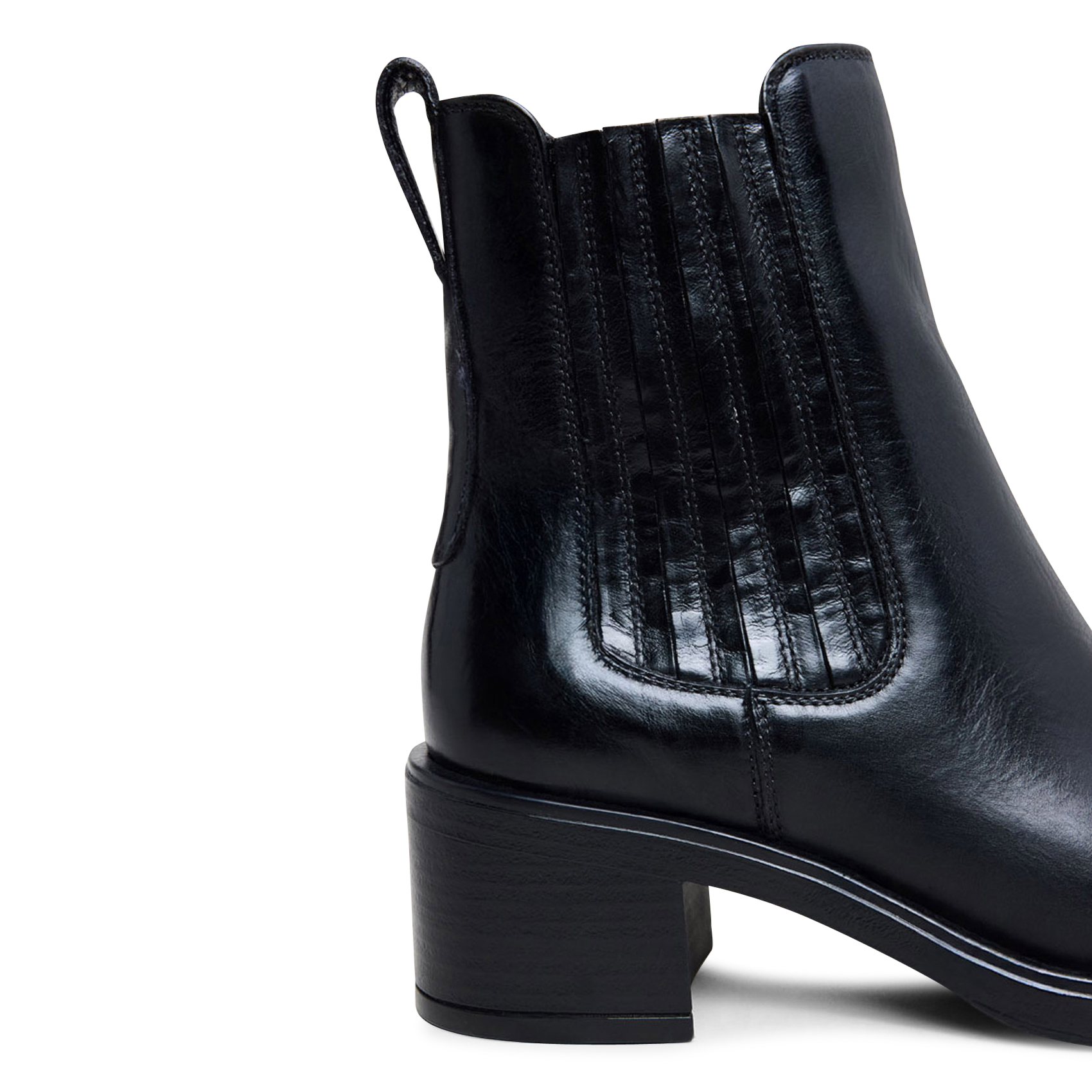 Bianca leather ankle boots JONAK Black