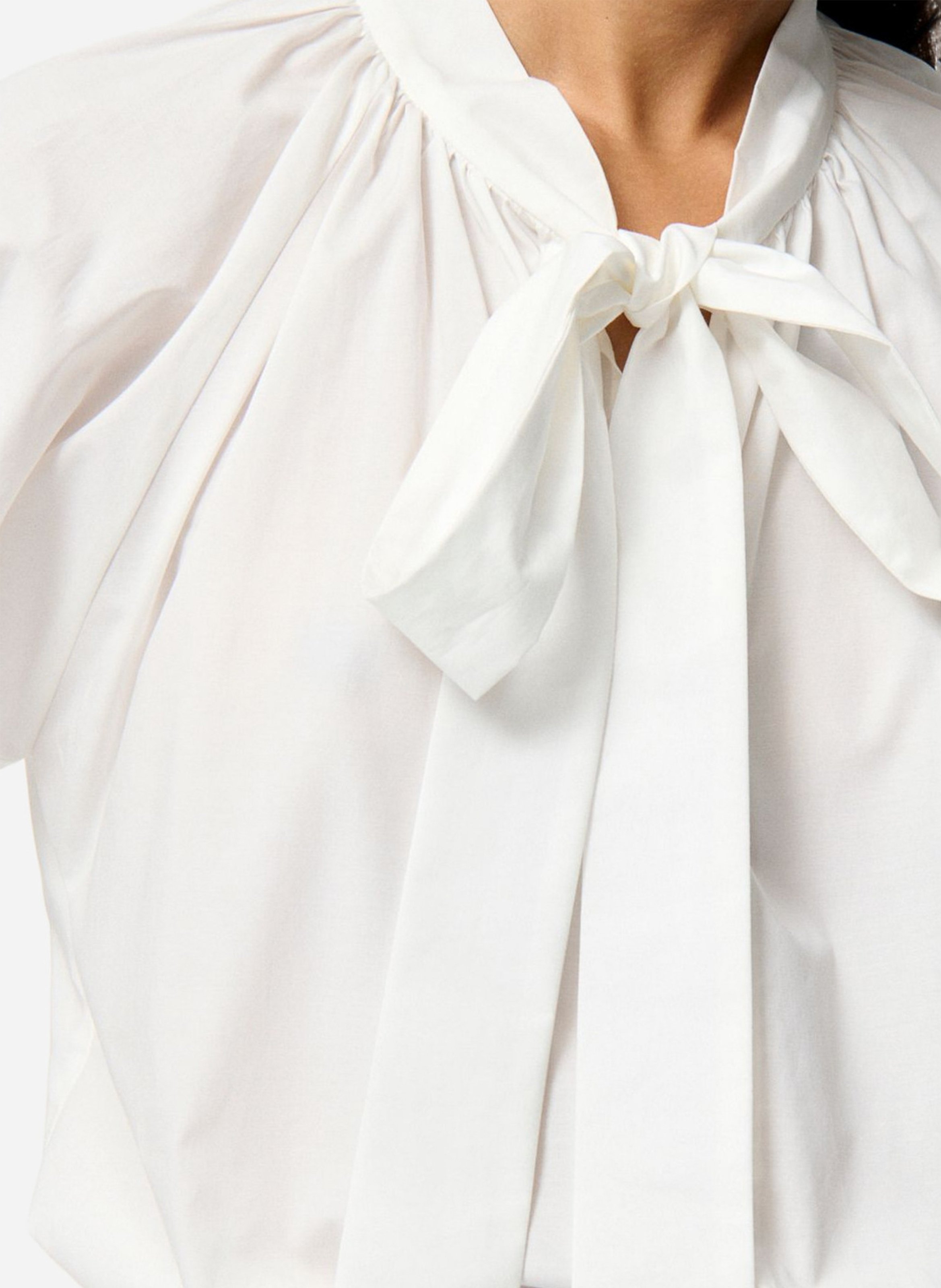 Pussy-bow blouse VANESSA BRUNO Beige