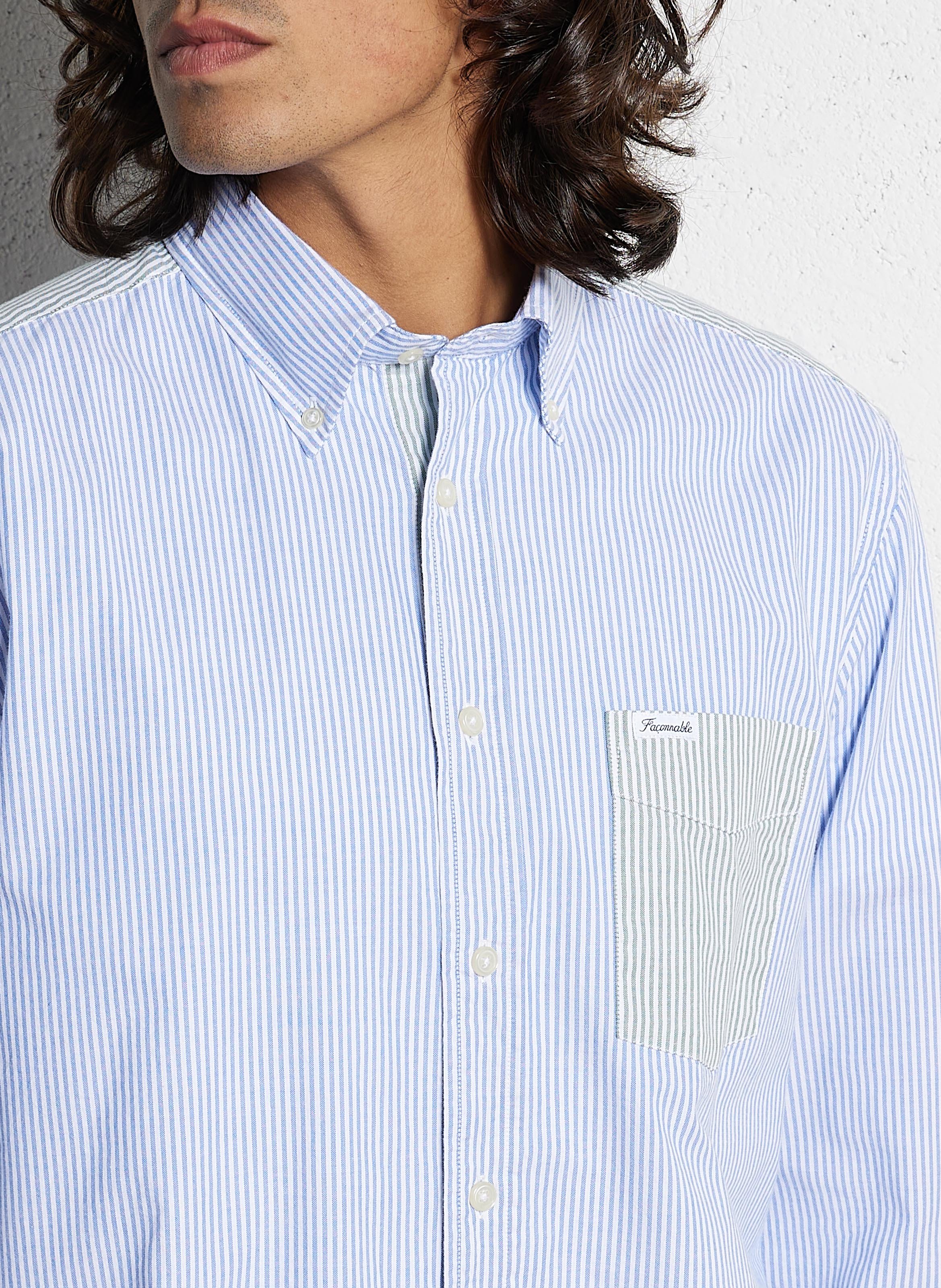 Effen overhemd Colonel FACONNABLE Groen