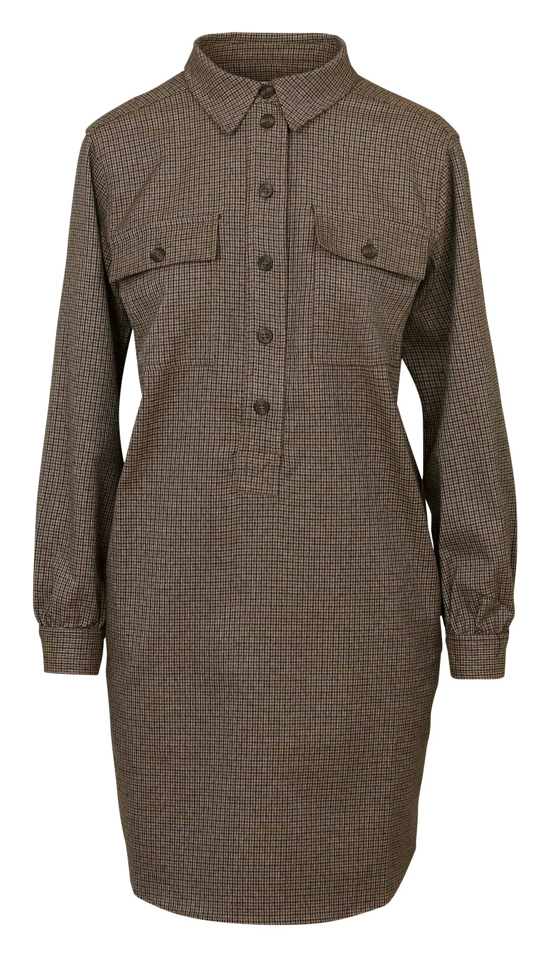 Printed shirt-collar dress MAISON 123 Multicolored