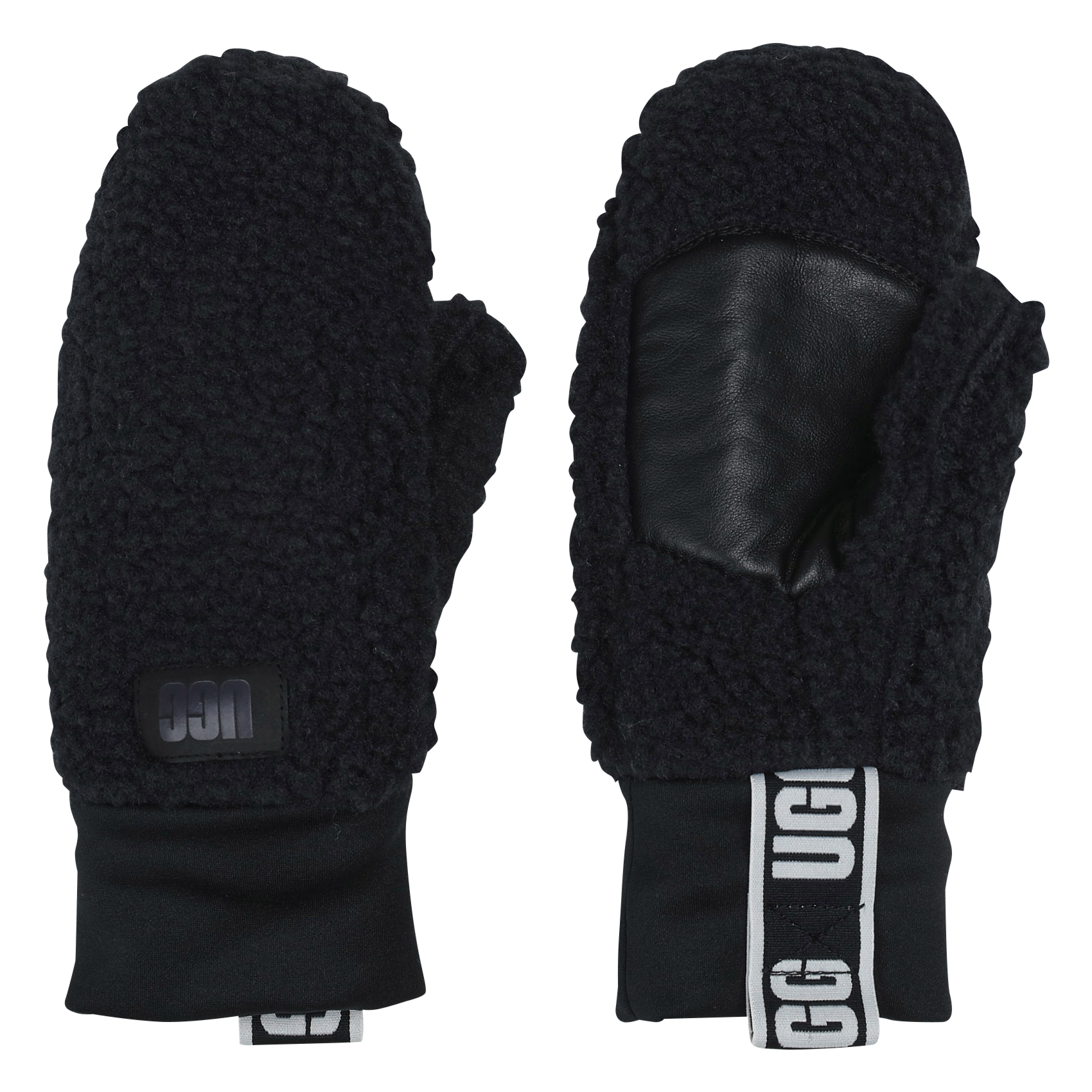 Sherpa-Handschuhe aus gemischtem Leder UGG Schwarz