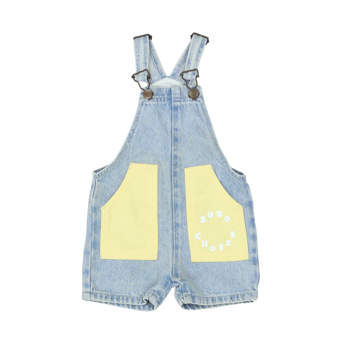 Blue Baby Dungarees - 6 months BOBO CHOSES - Seconde Main Blue