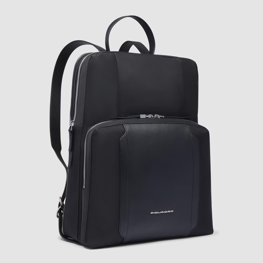 Expandable Laptop Backpack 15.6" PIQUADRO Black