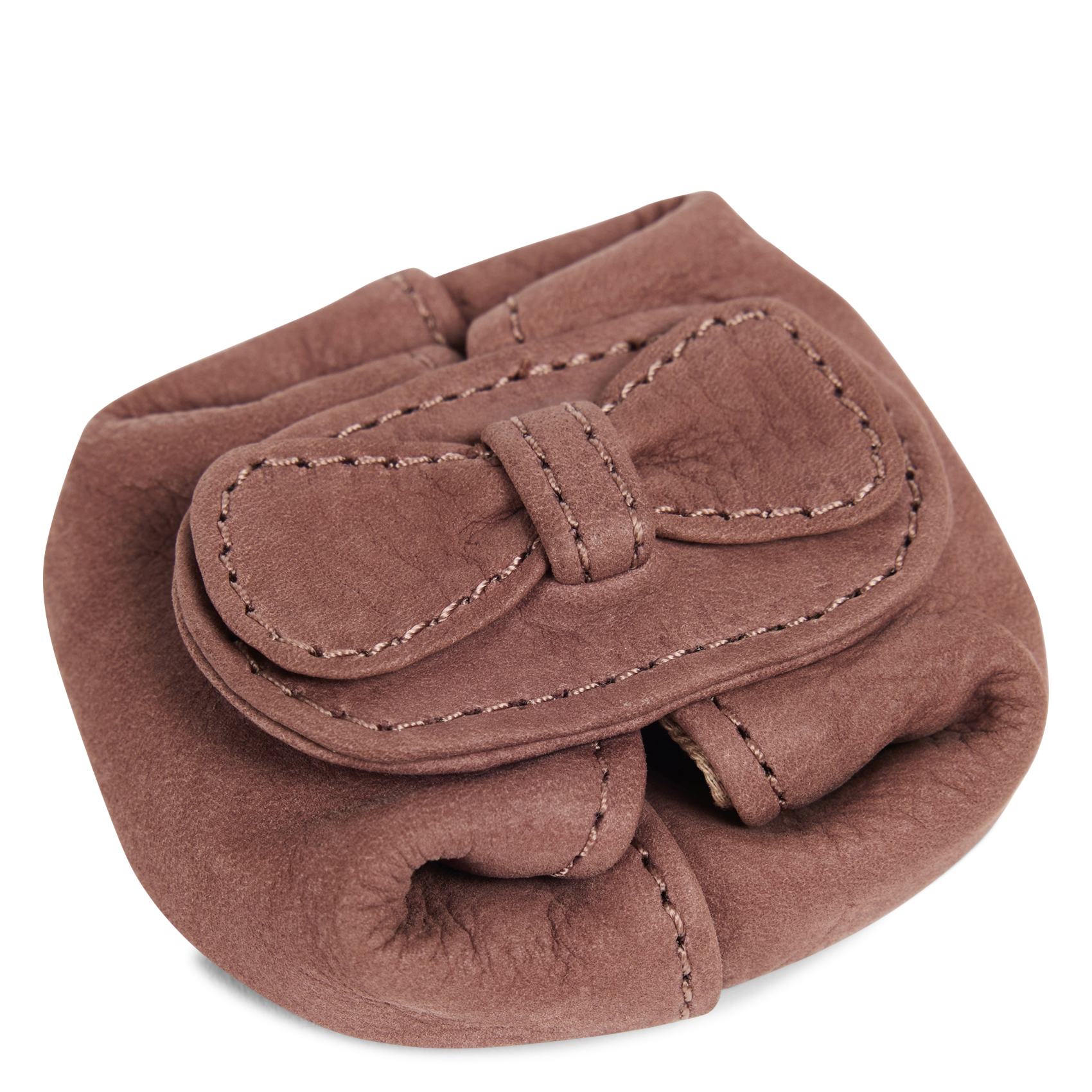 Porte-monnaie noeud en cuir NAT & NIN