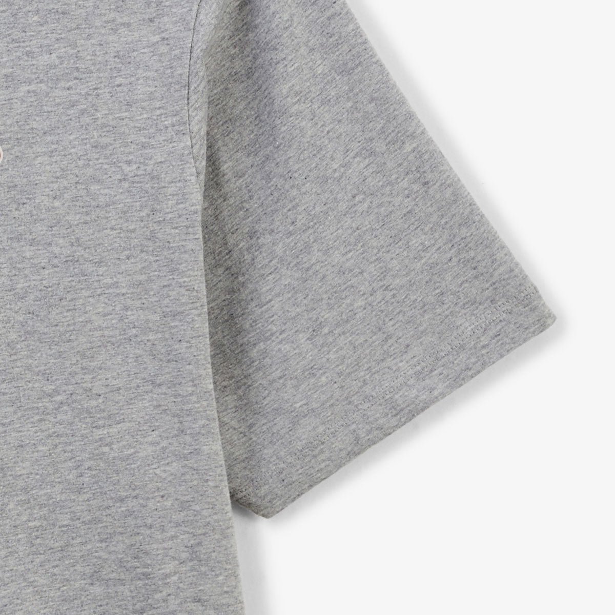 Round neck T-shirt with chili peppers printed on the back in cotton. SERGE BLANCO Grey