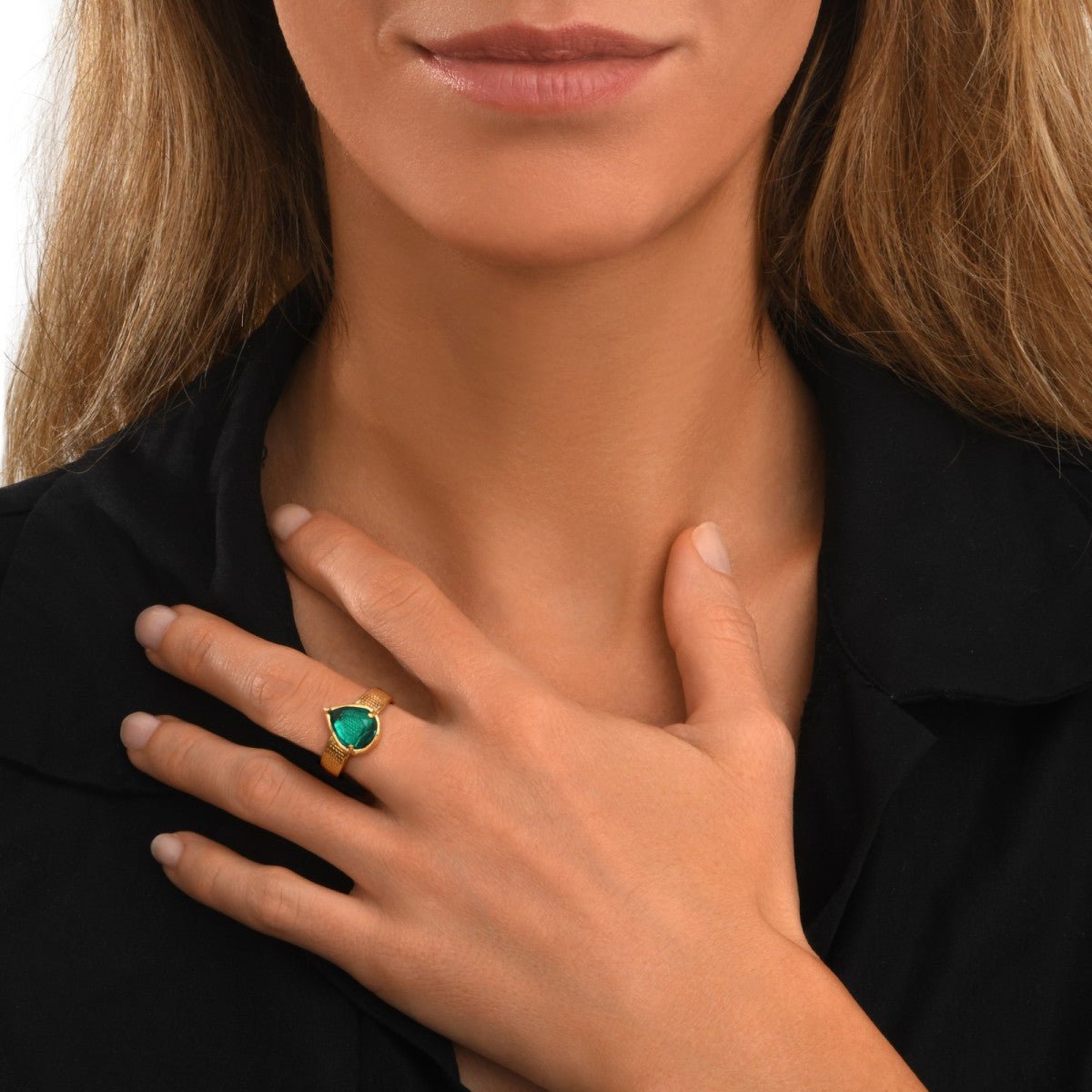 Ajustable doré à l'or fin SATELLITE PARIS Vert