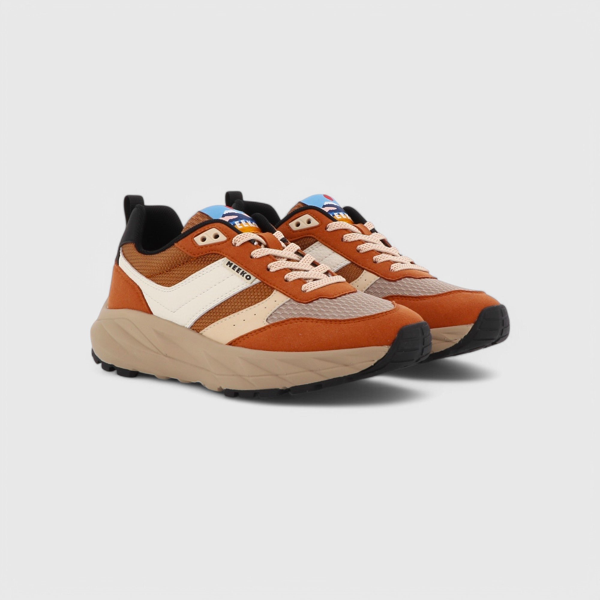 Baskets techniques et durables MEEKO Marron