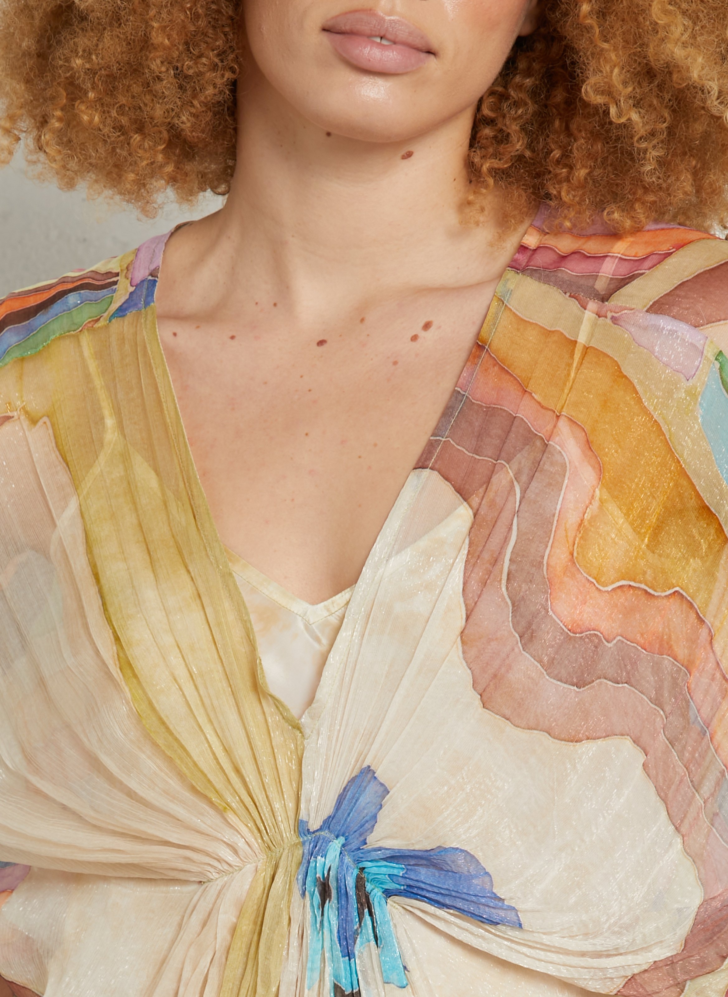 Long straight dress MES DEMOISELLES Multicolored