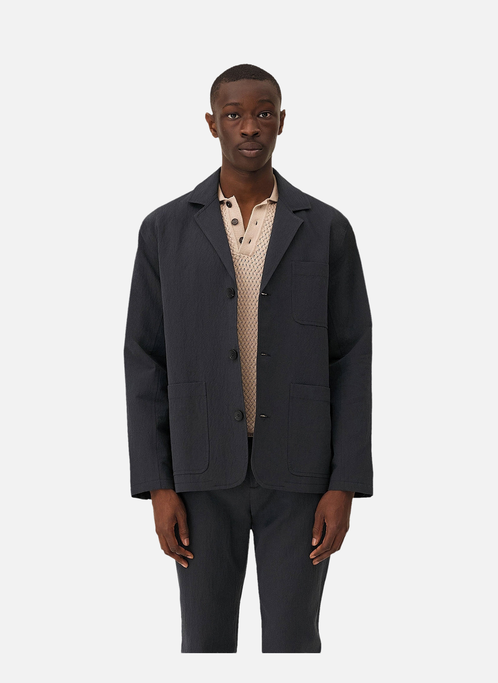 Casual blazer nairo dark blue Noyoco Blue