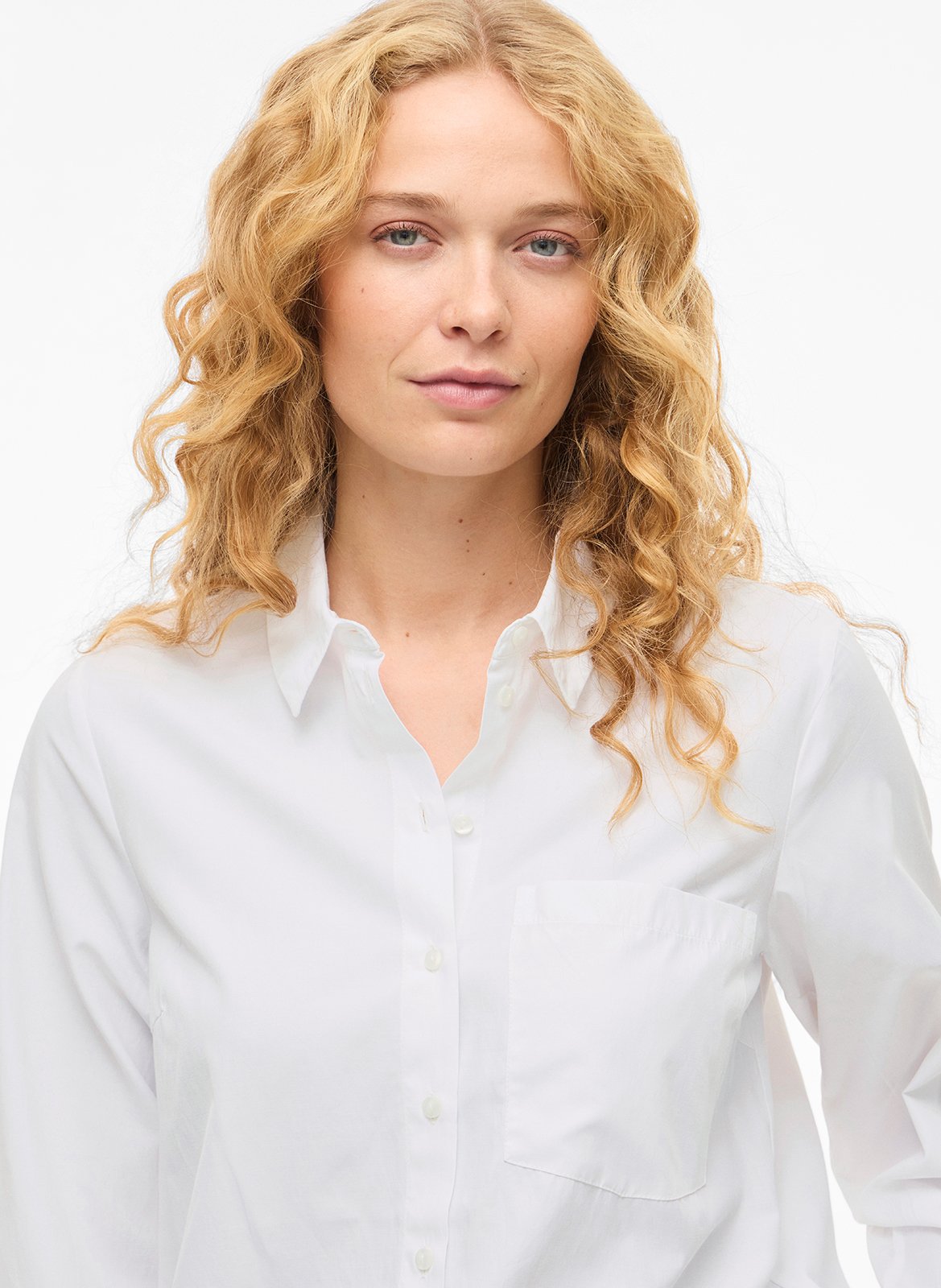Chemise col classique  VILA Blanc