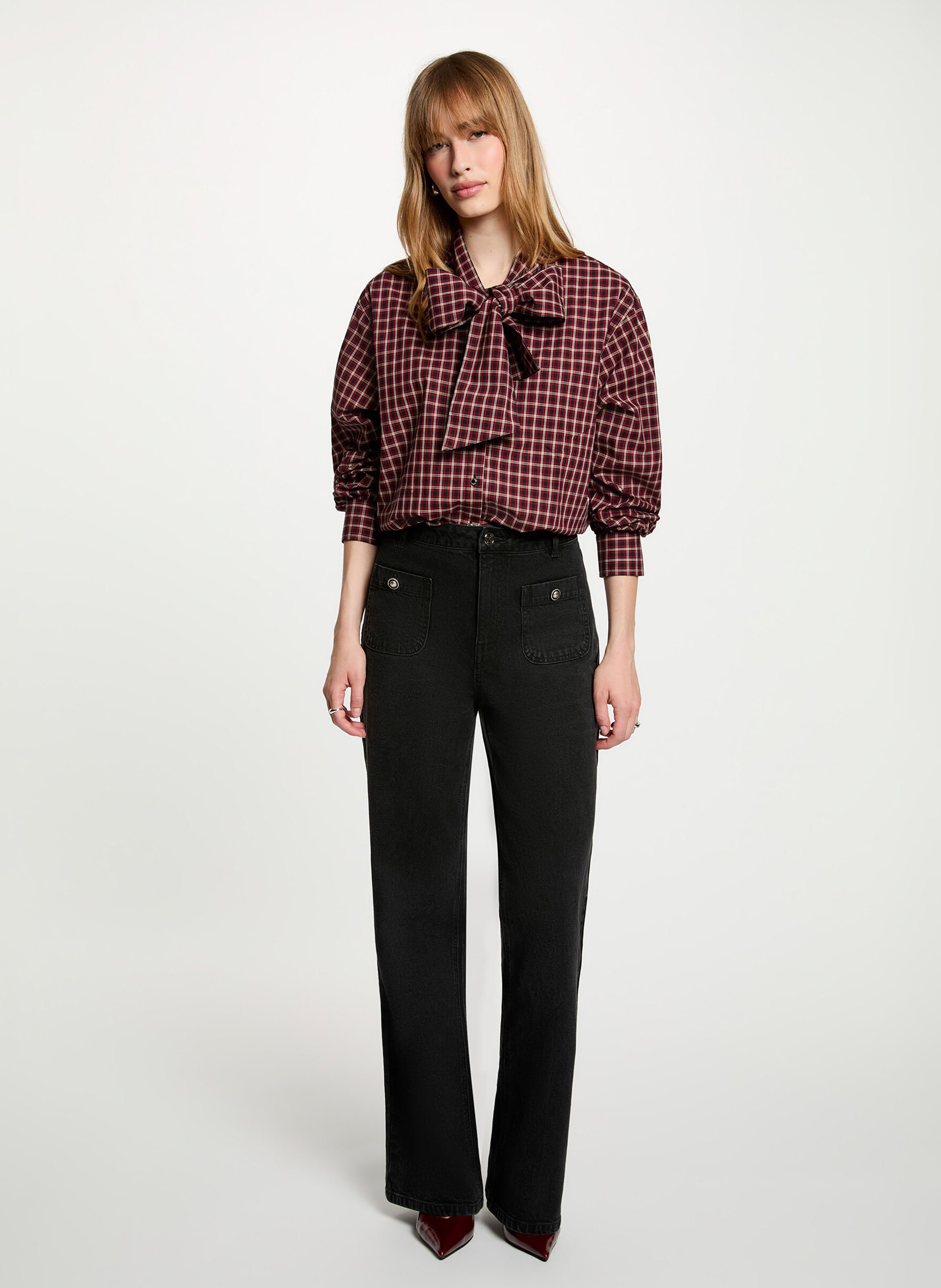 Bluse mit Stehkragen MORGAN Mehrfarbig
