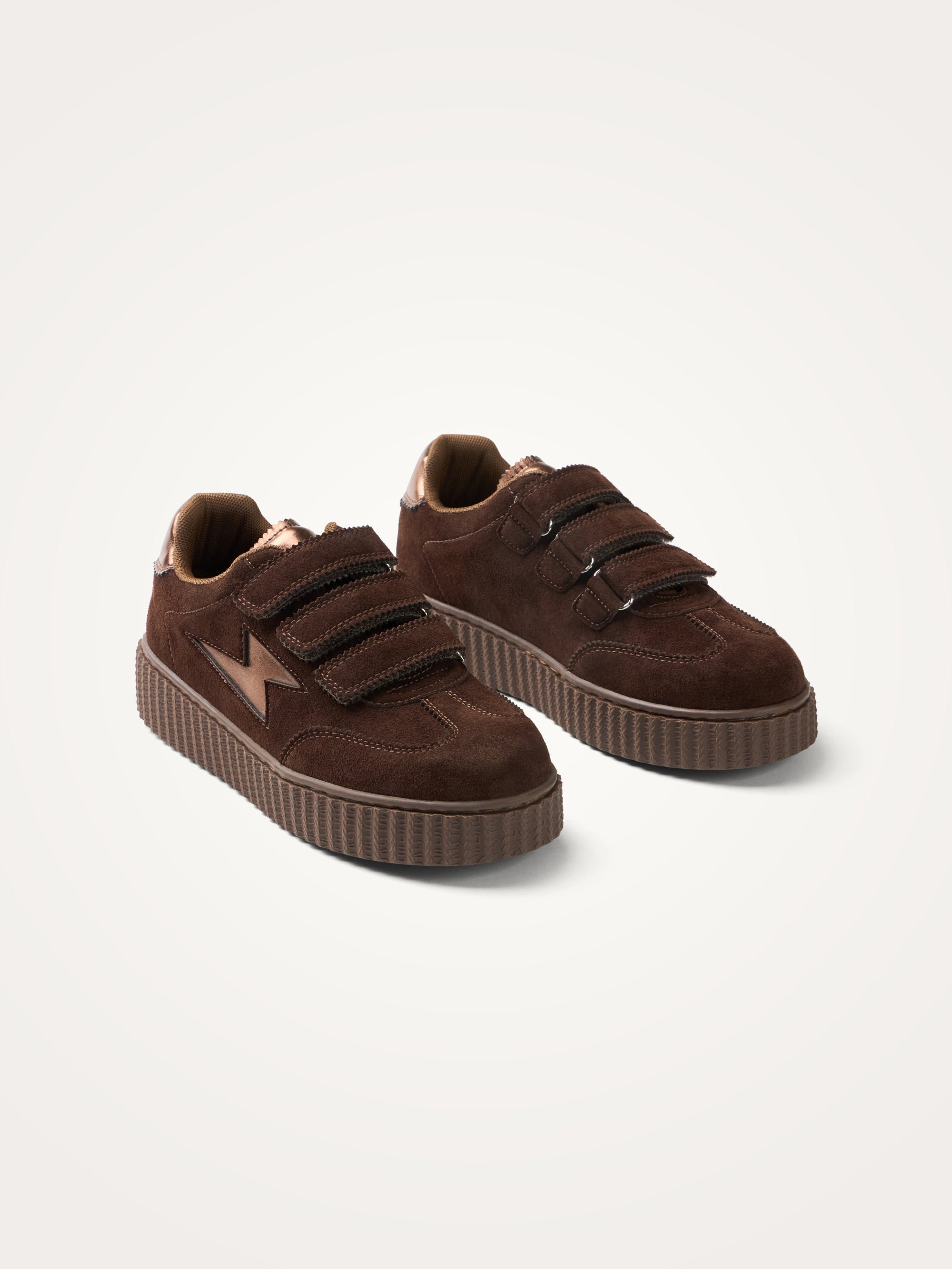 Low Velcro trainers VANESSA WU Beige