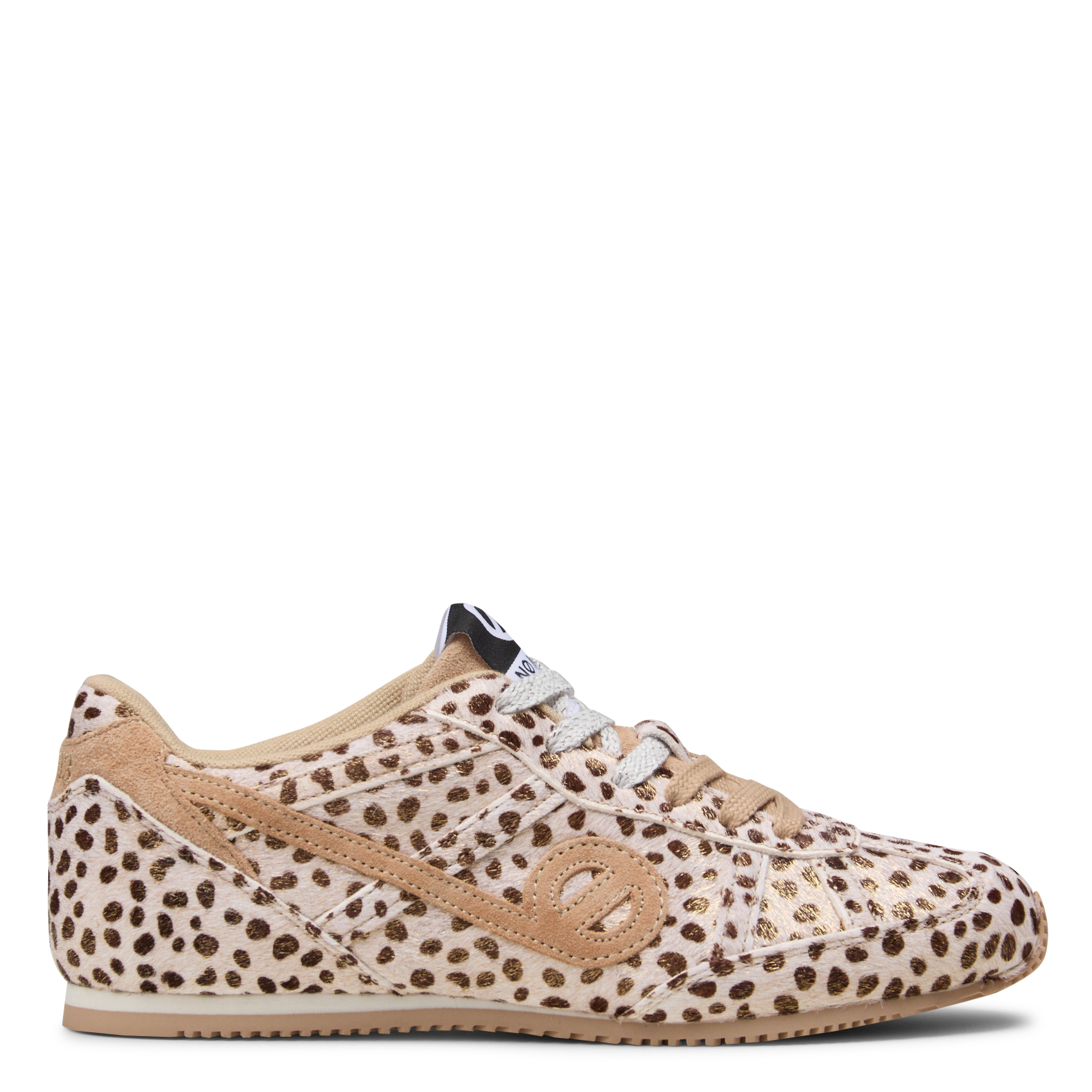Niedrige Sneaker mit Print NO NAME Beige