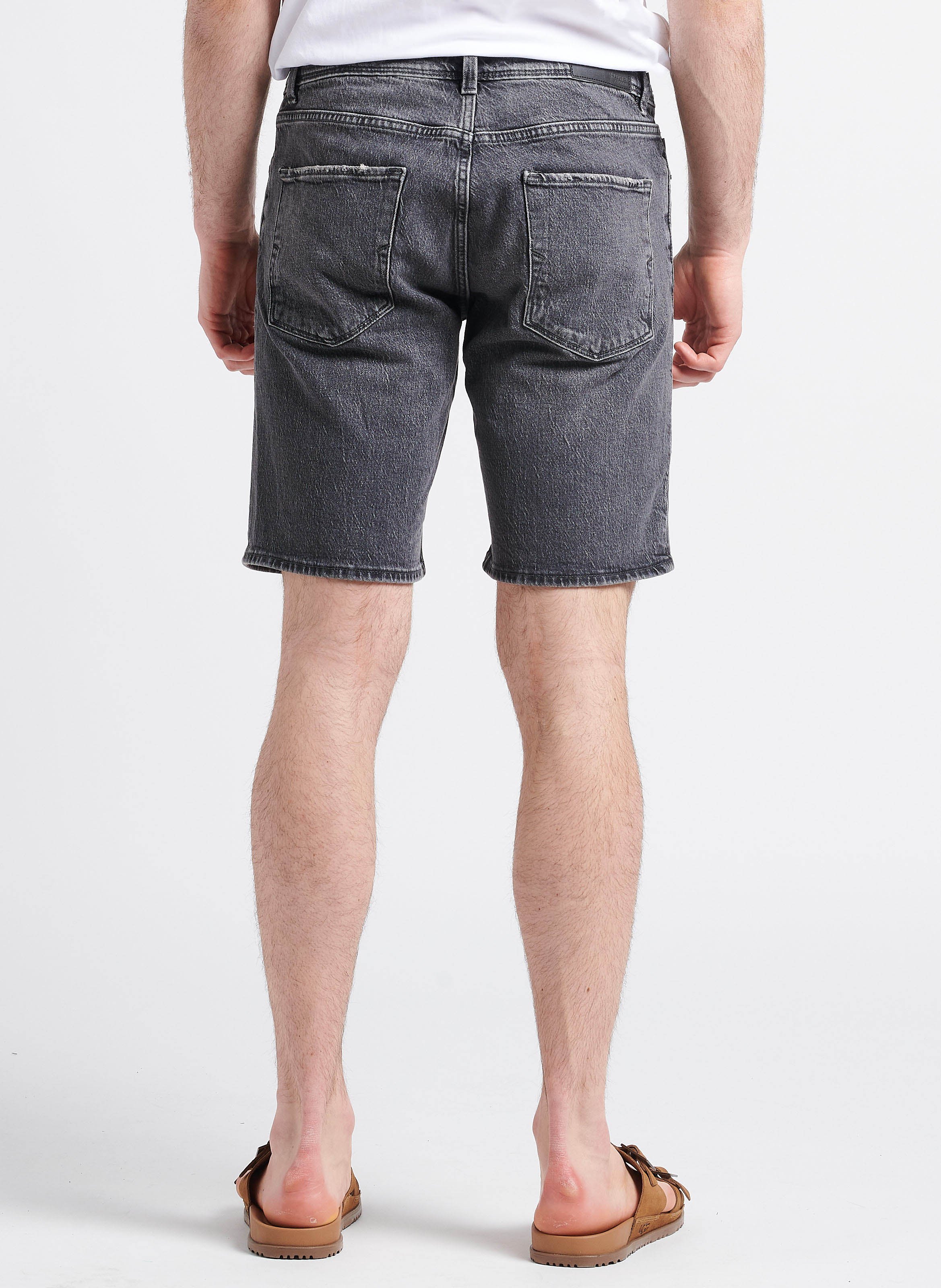 Short regular-fit en coton bio SELECTED Noir
