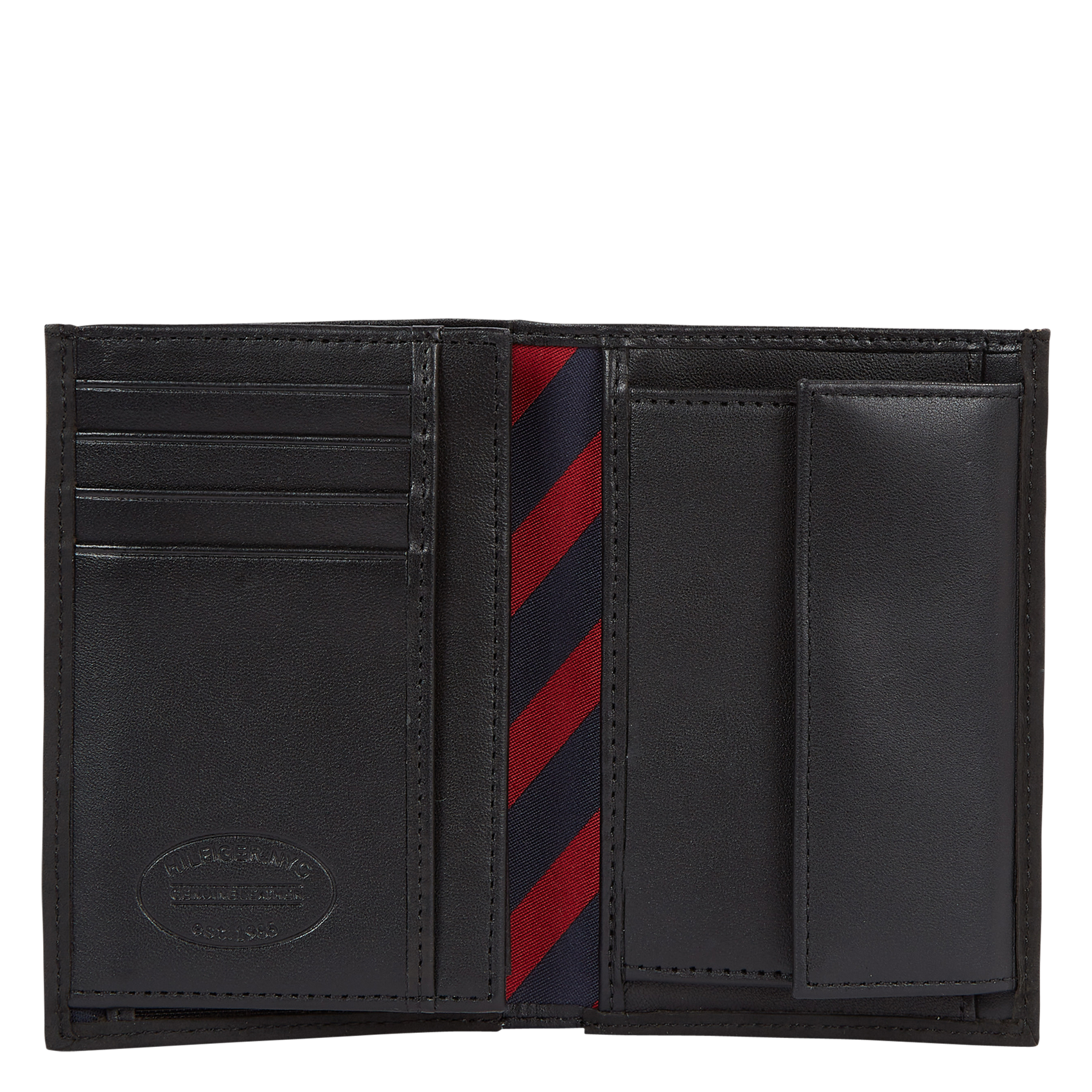 Leather wallet TOMMY HILFIGER Black