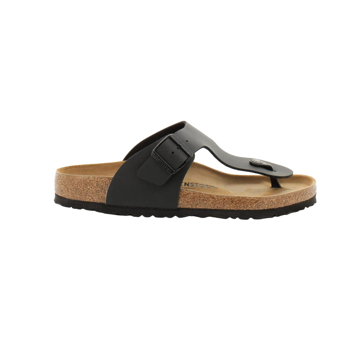 Faux leather sandals BIRKENSTOCK Black