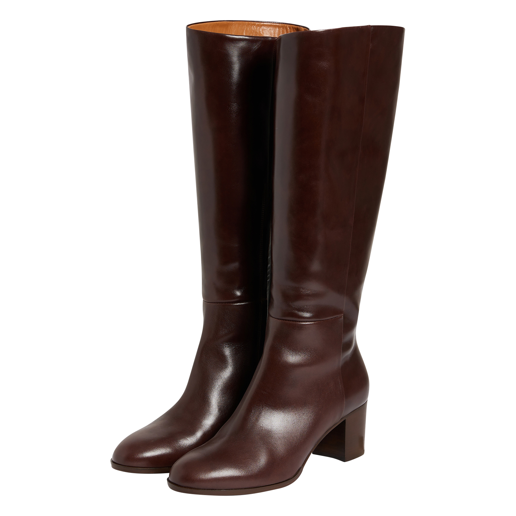 Bottes en cuir PABLO Marron