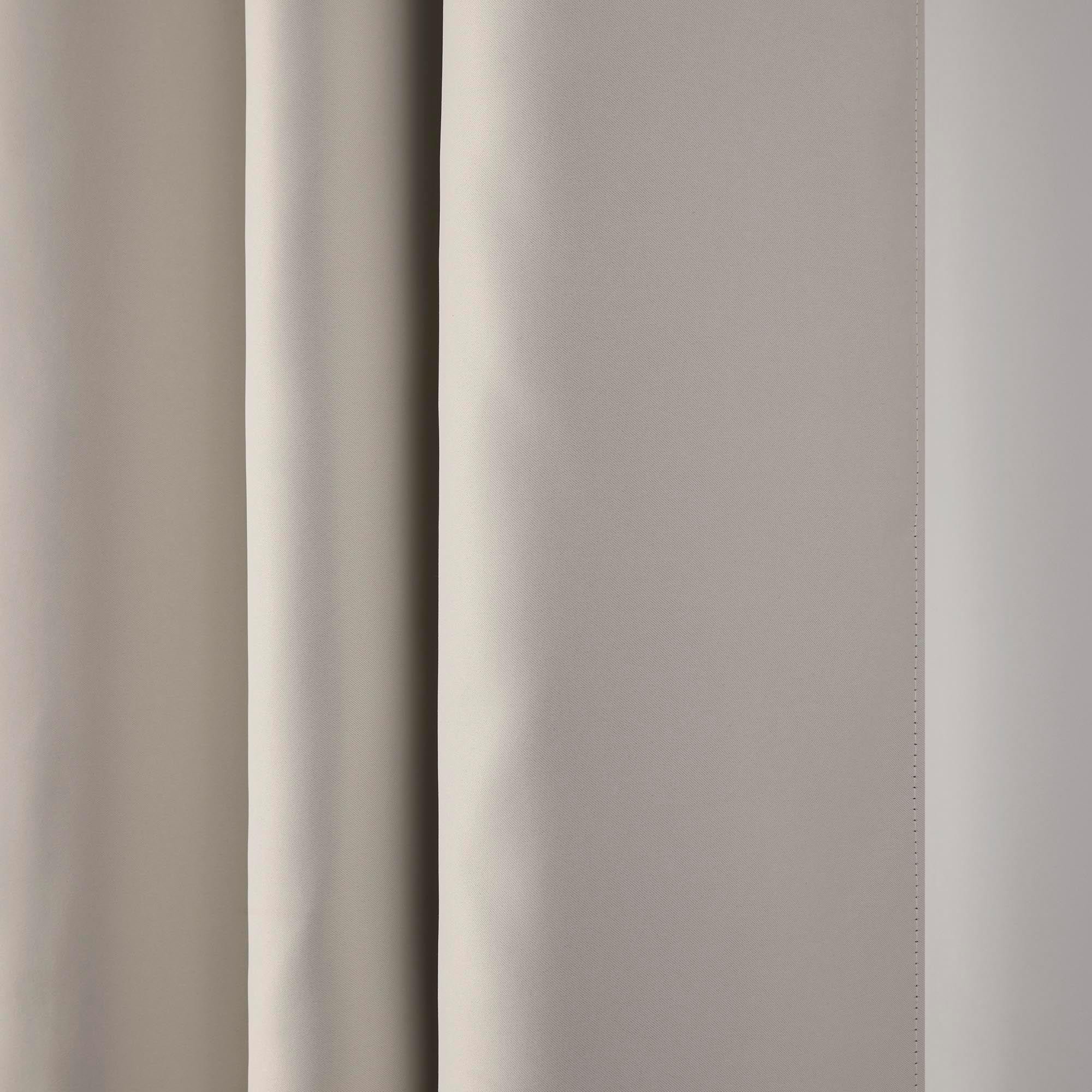 NIGHT - Blackout curtain with eyelets MADURA White