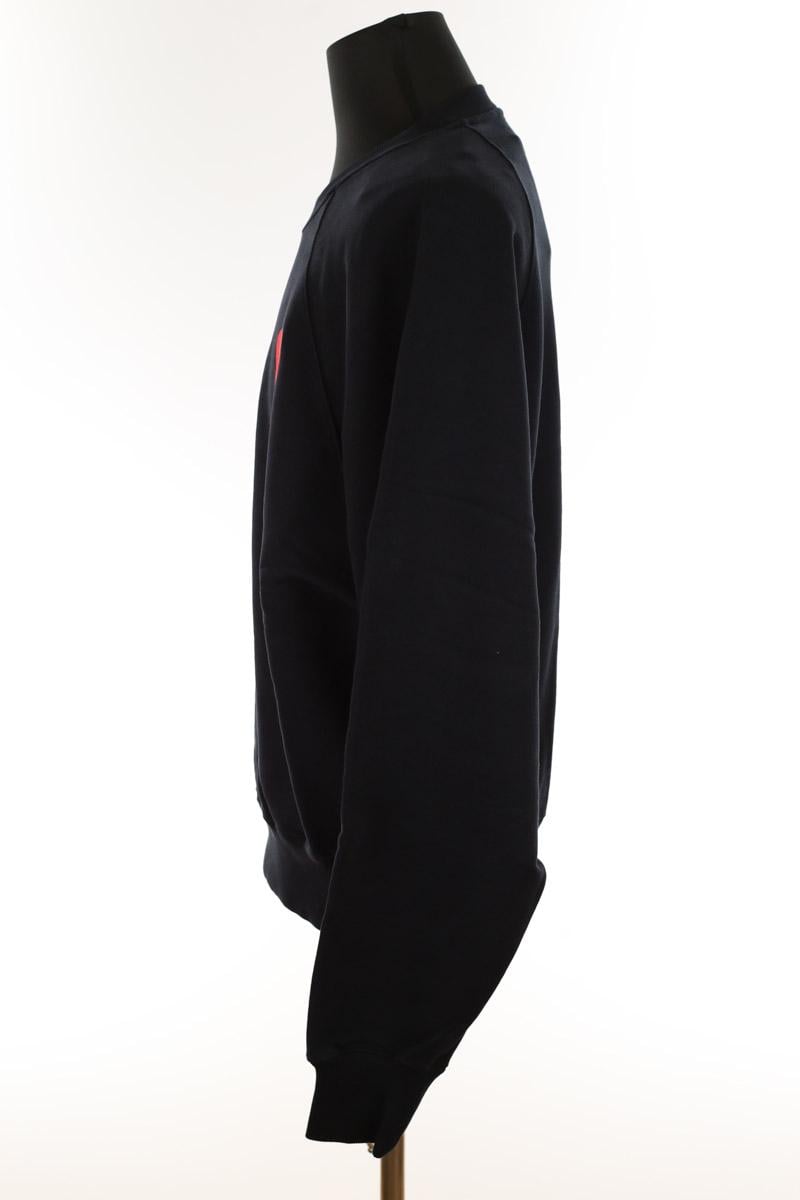 Cotton sweater AMI PARIS - Seconde Main Black