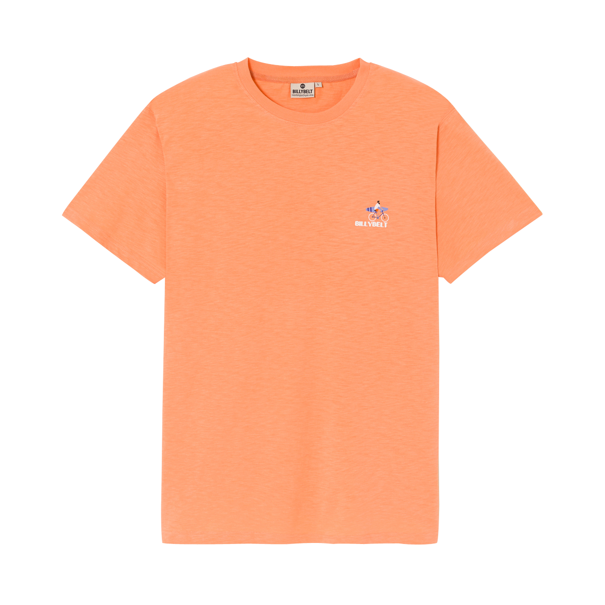 Organic cotton vintage T-shirt BILLYBELT Orange