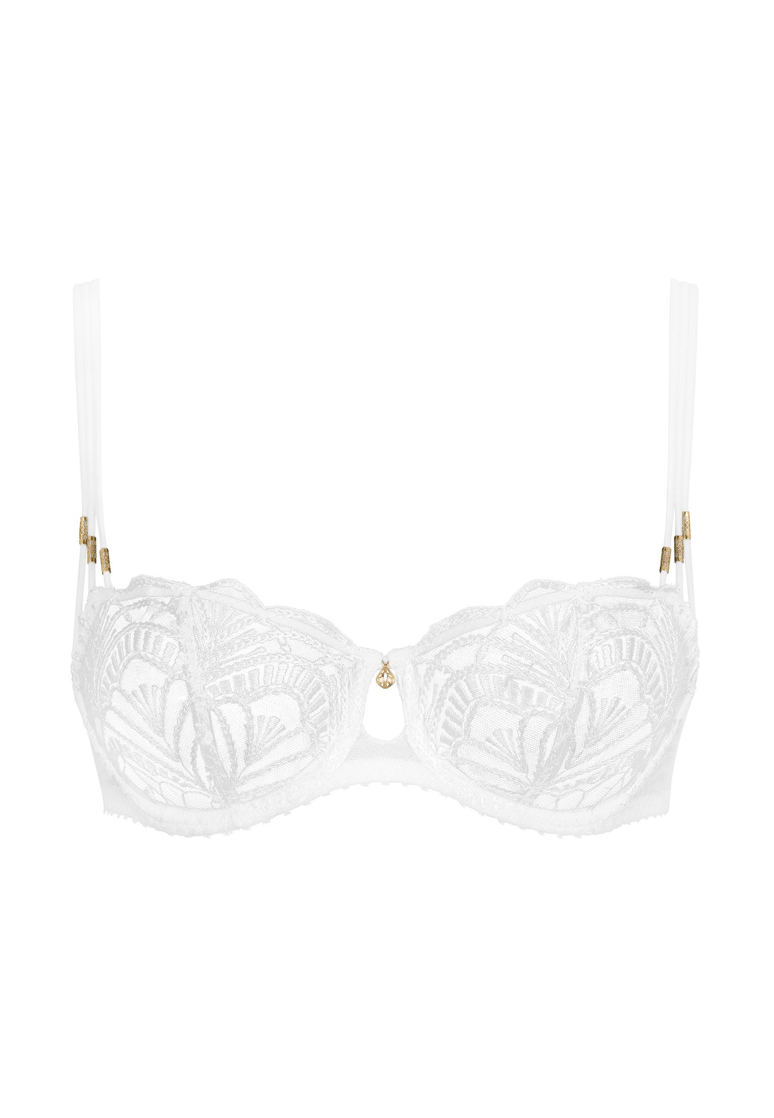 Underwired demi-cup bra AUBADE White