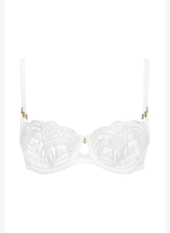 Underwired demi-cup bra | White by AUBADE Underwired demi-cup bra White