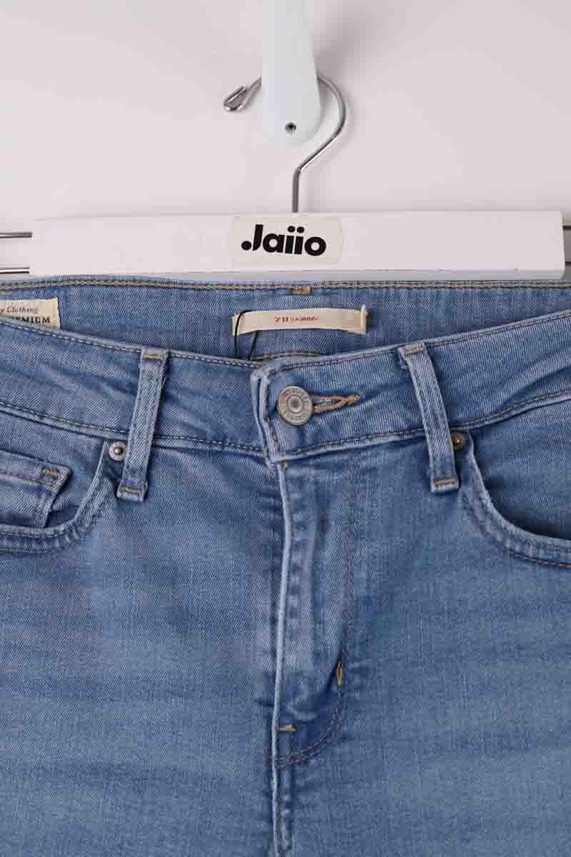 Cotton skinny jeans LEVI'S - Seconde main Blue