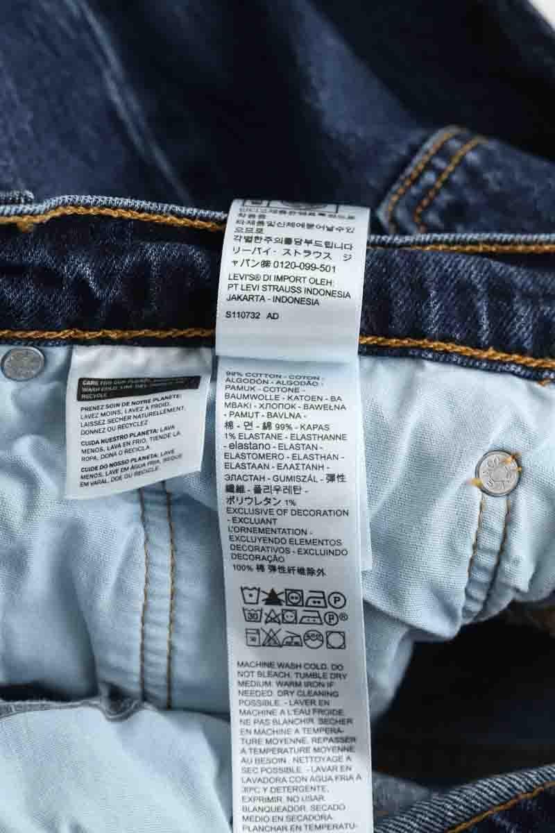 501? straight cotton jeans LEVI'S - Seconde main Blue