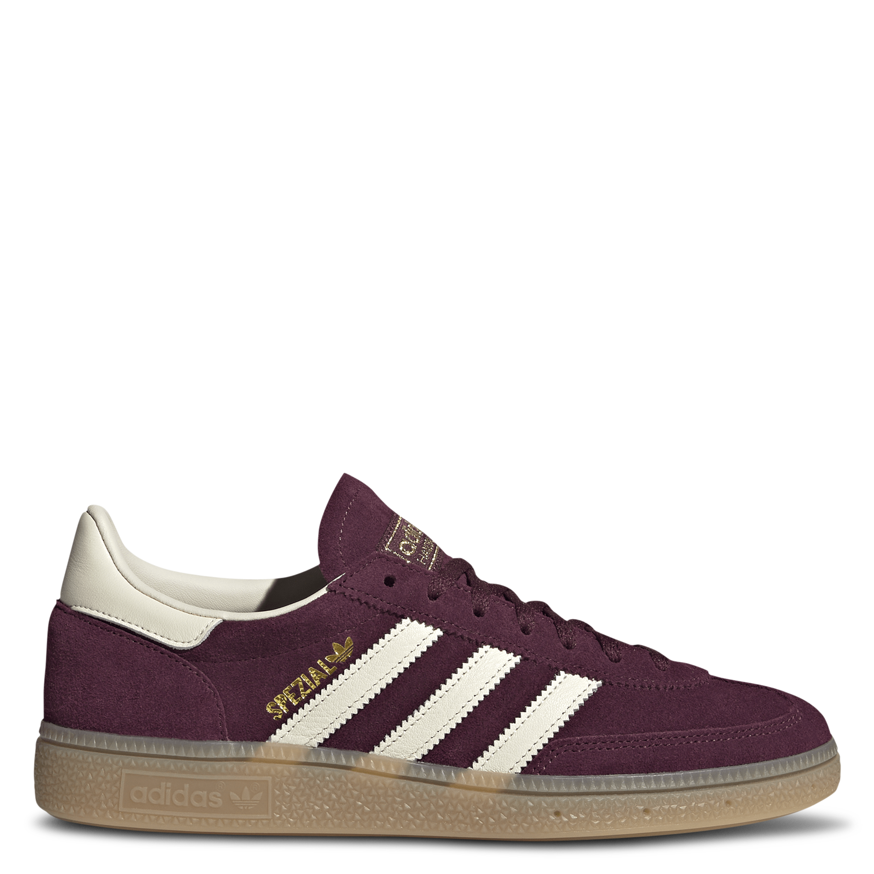 Baskets basses en cuir velours ADIDAS Rouge