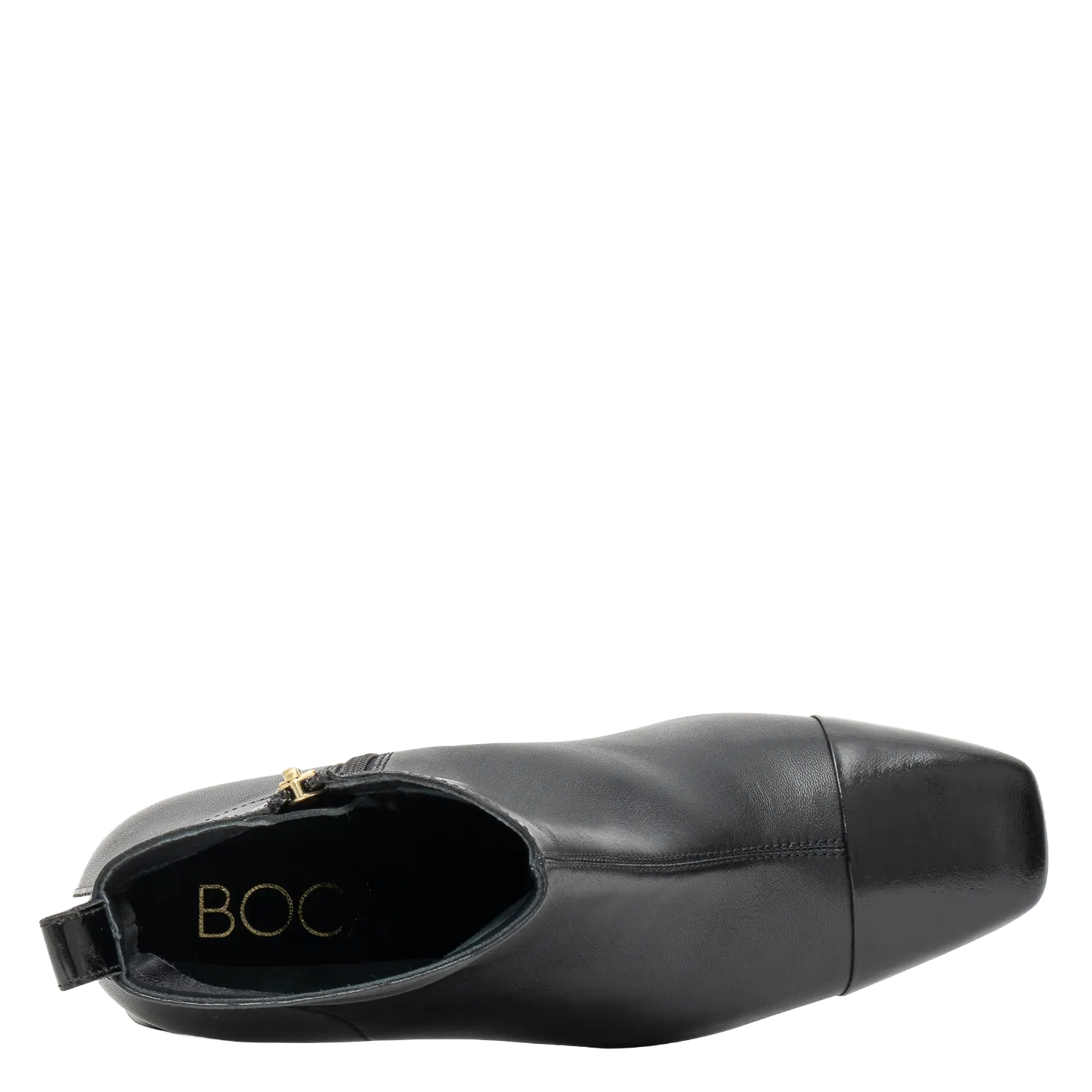 Bottines à talons en cuir BOCAGE Noir