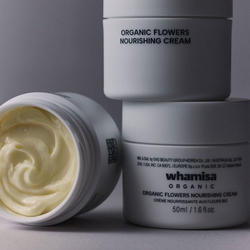 NOURISHING CREAM WITH ORGANIC FERMENTED FLOWERS WHAMISA No color