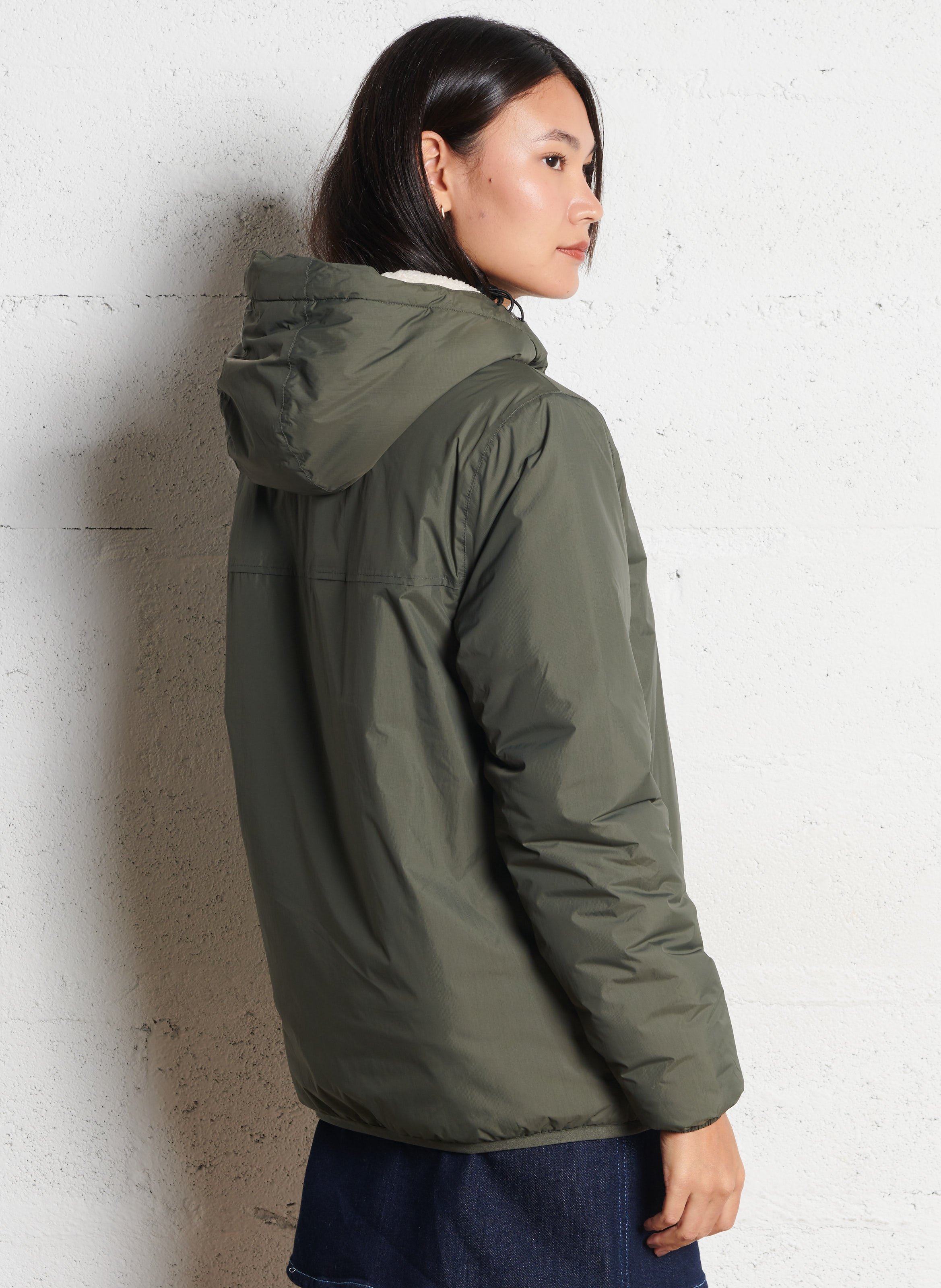 Daunenjacke mit Stehkragen K-WAY Grun