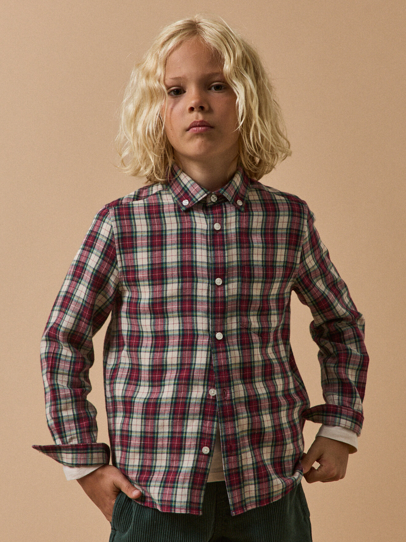 Flannel shirt CYRILLUS Blue