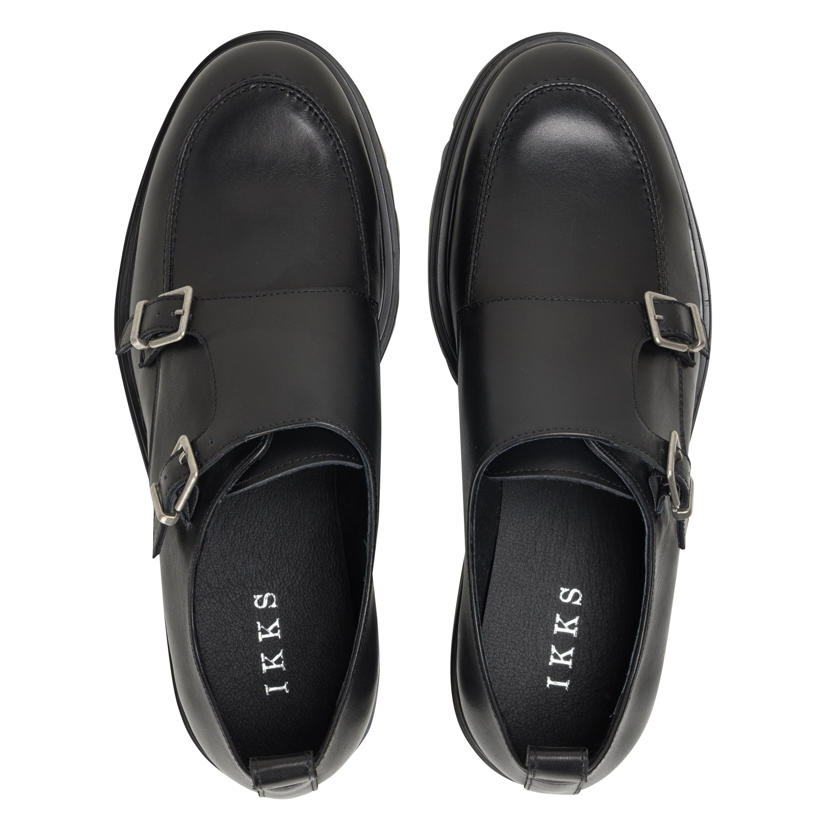 Arthus leather Derby shoes  IKKS Black