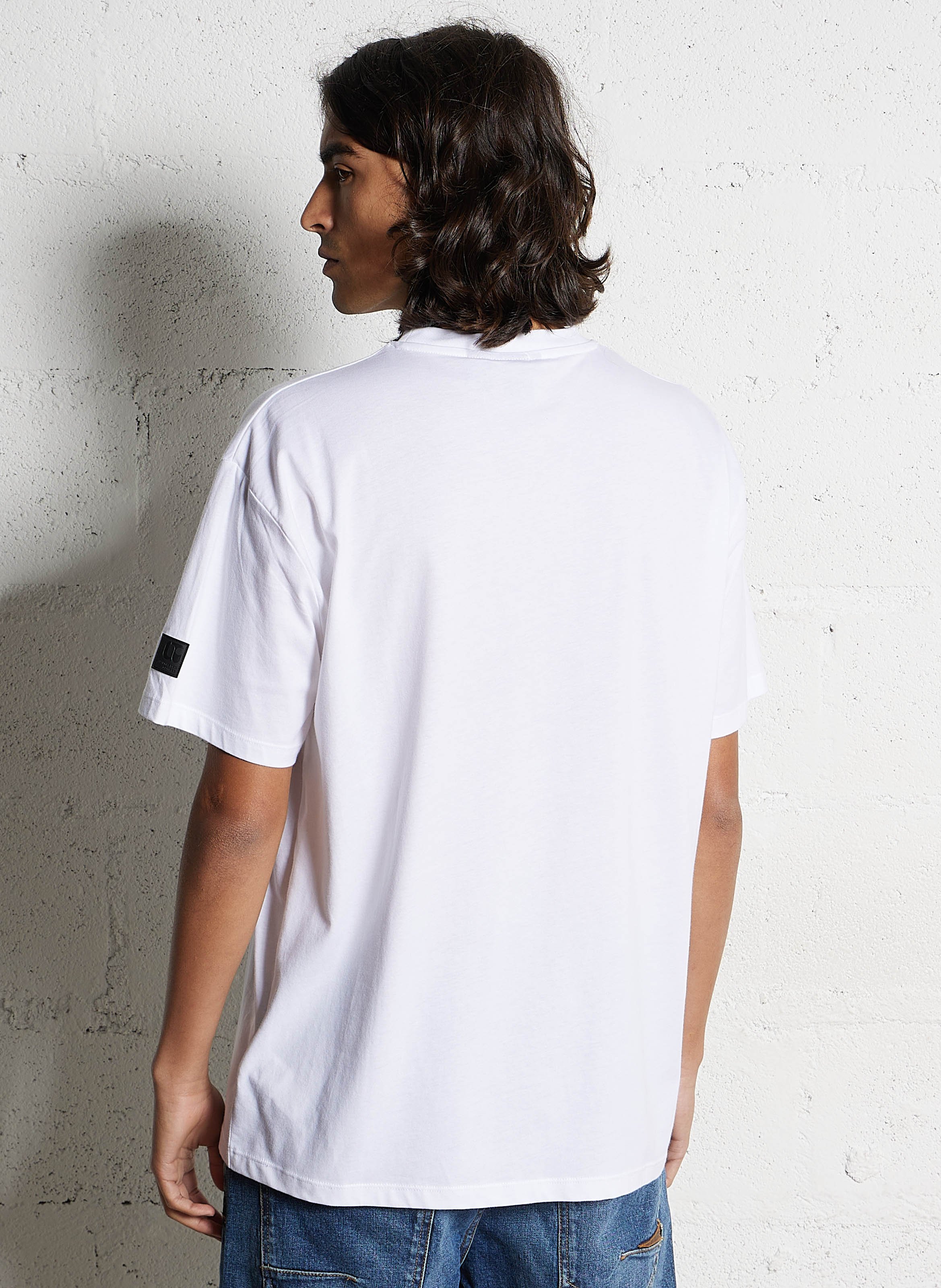 Abito corto collo classico con bottoni in cotone LE TEMPS DES CERISES Bianco