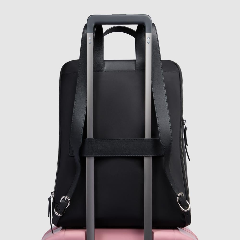 Expandable Laptop Backpack 15.6" PIQUADRO Black