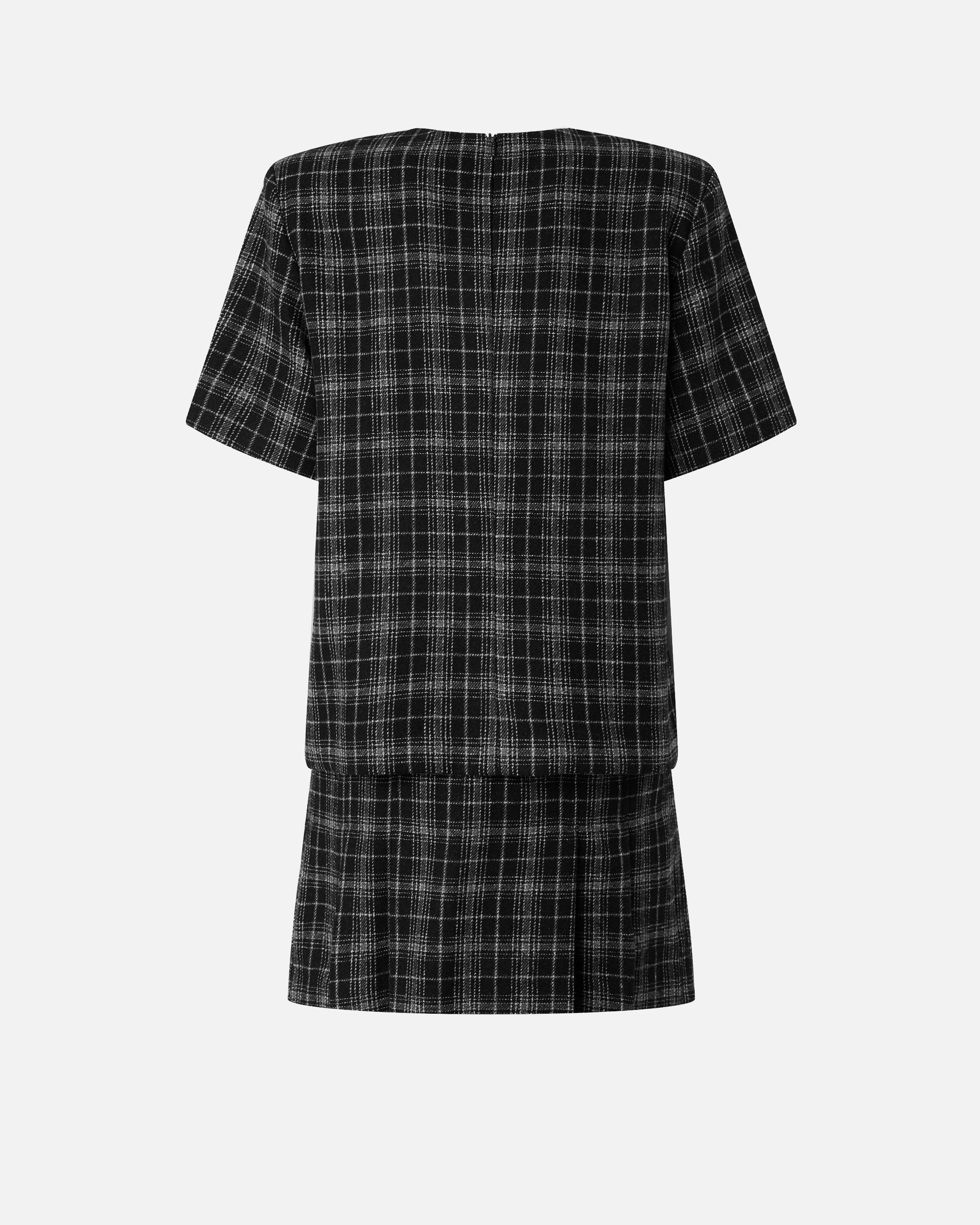 Checky checked midi dress PINKO Multicolored