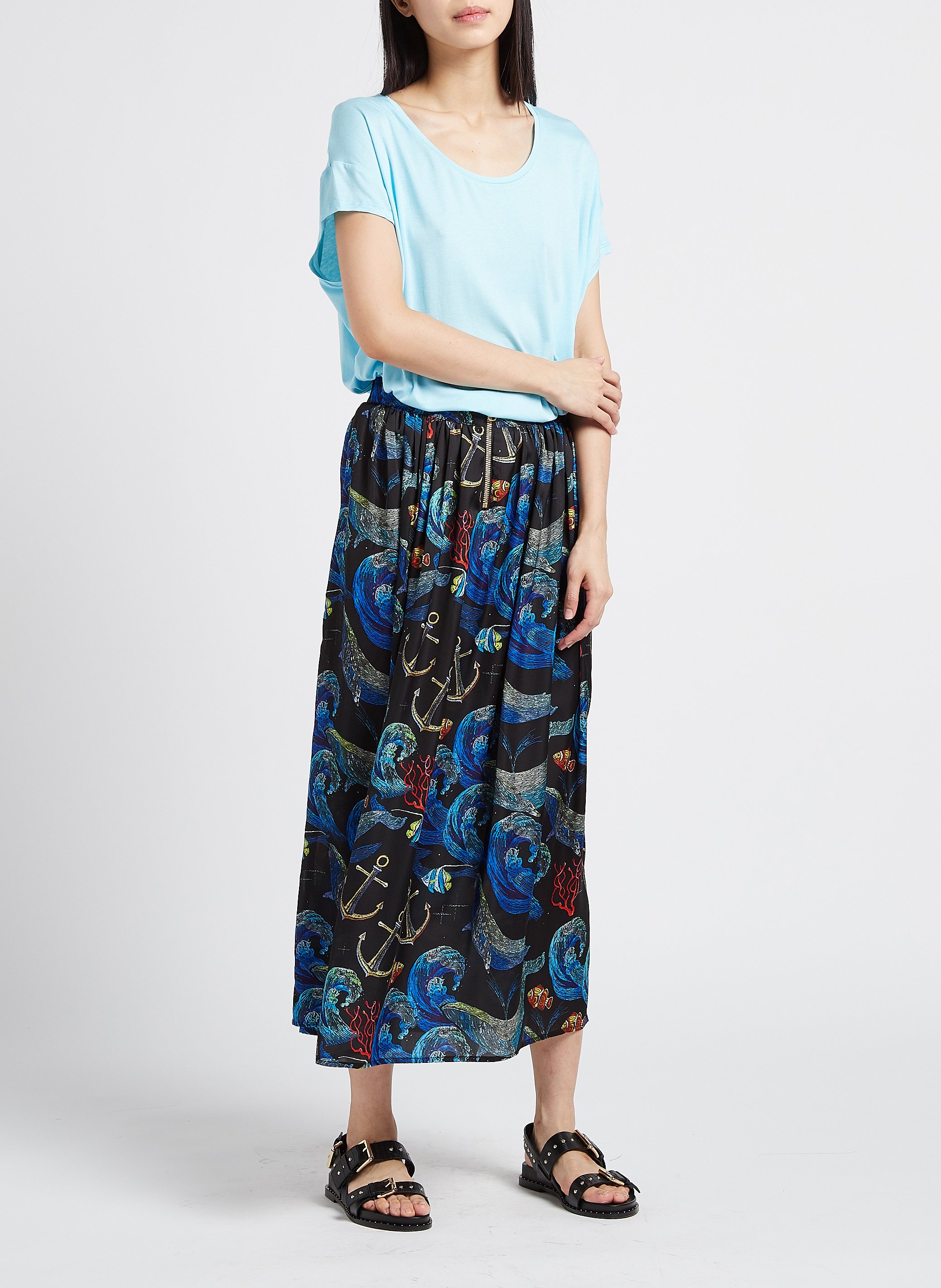 Midirock mit Print HEIMSTONE Mehrfarbig