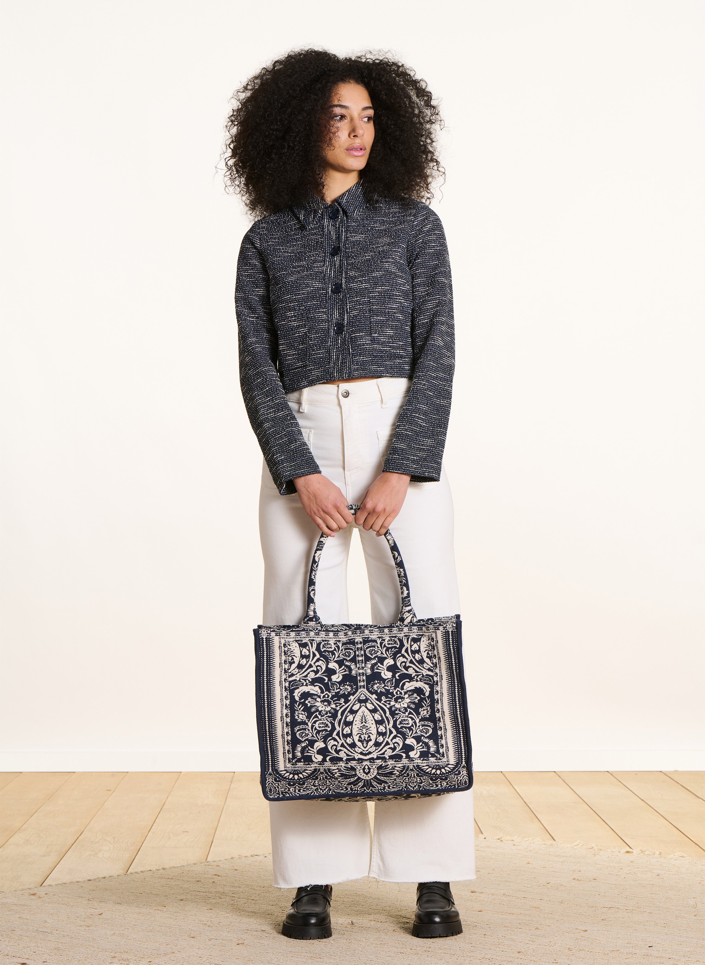 Veste col classique  LA FEE MARABOUTEE Bleu