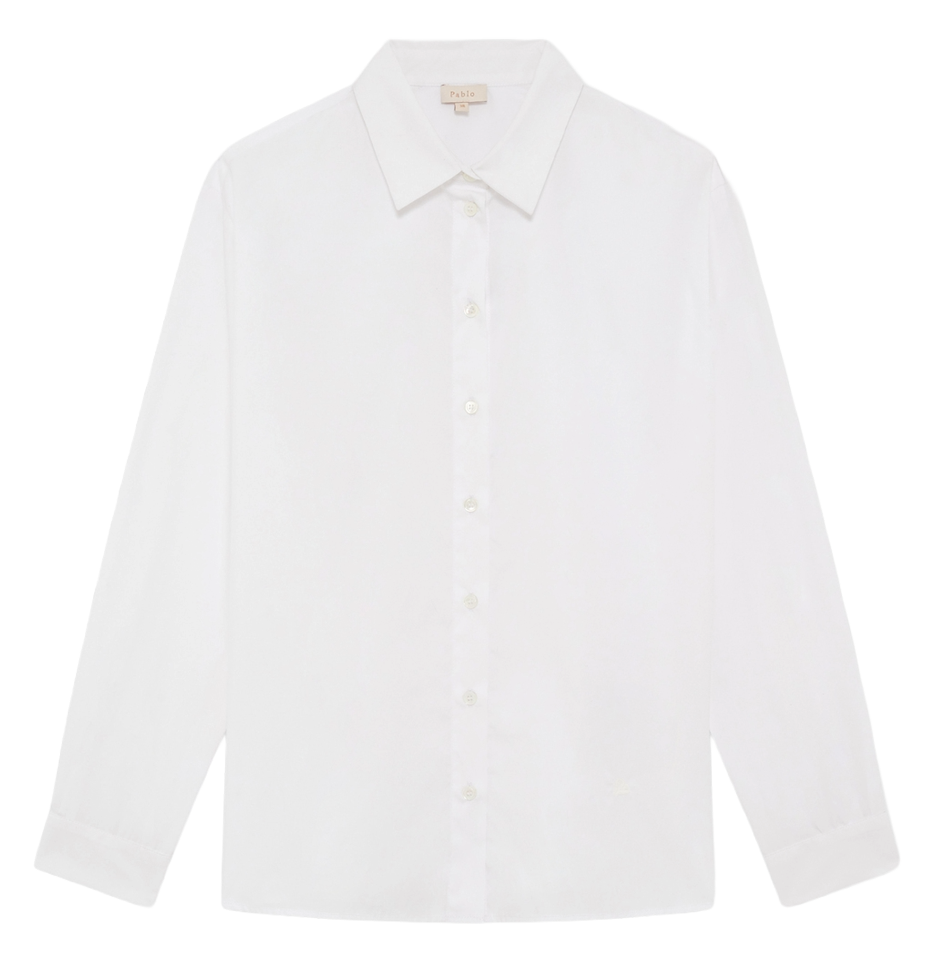 Colonel plain shirt PABLO White