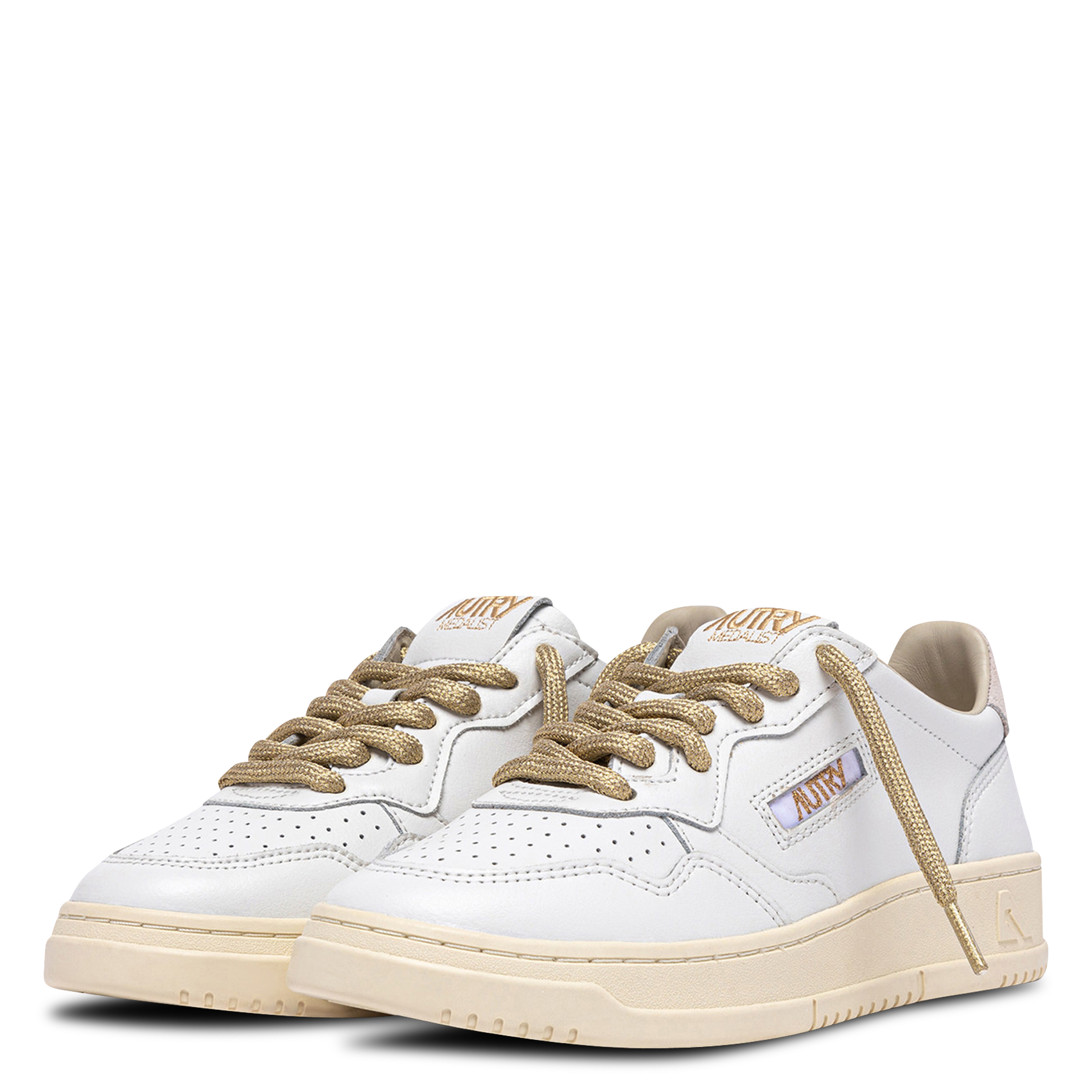 Baskets basses en cuir AUTRY Rose