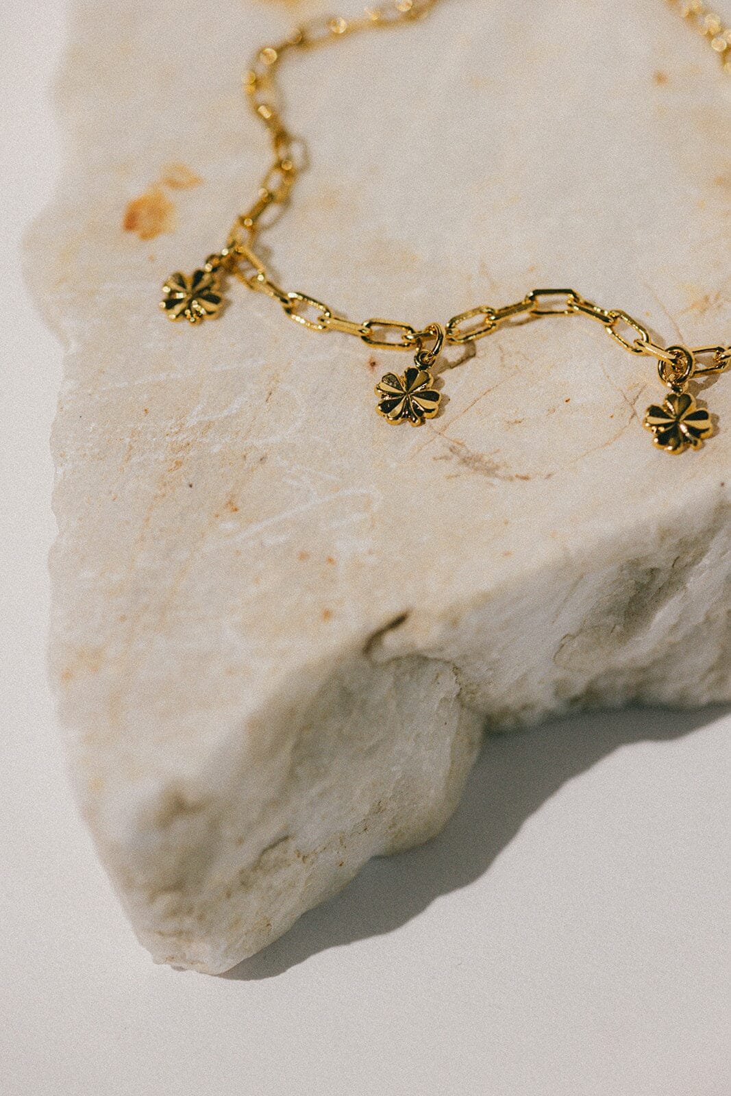 Gold-plated clover bracelet Golden