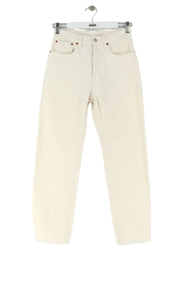 - Straight-leg jeans
- 5 pockets
- Straight cut
- Faded effect BELLEROSE - Seconde Main White