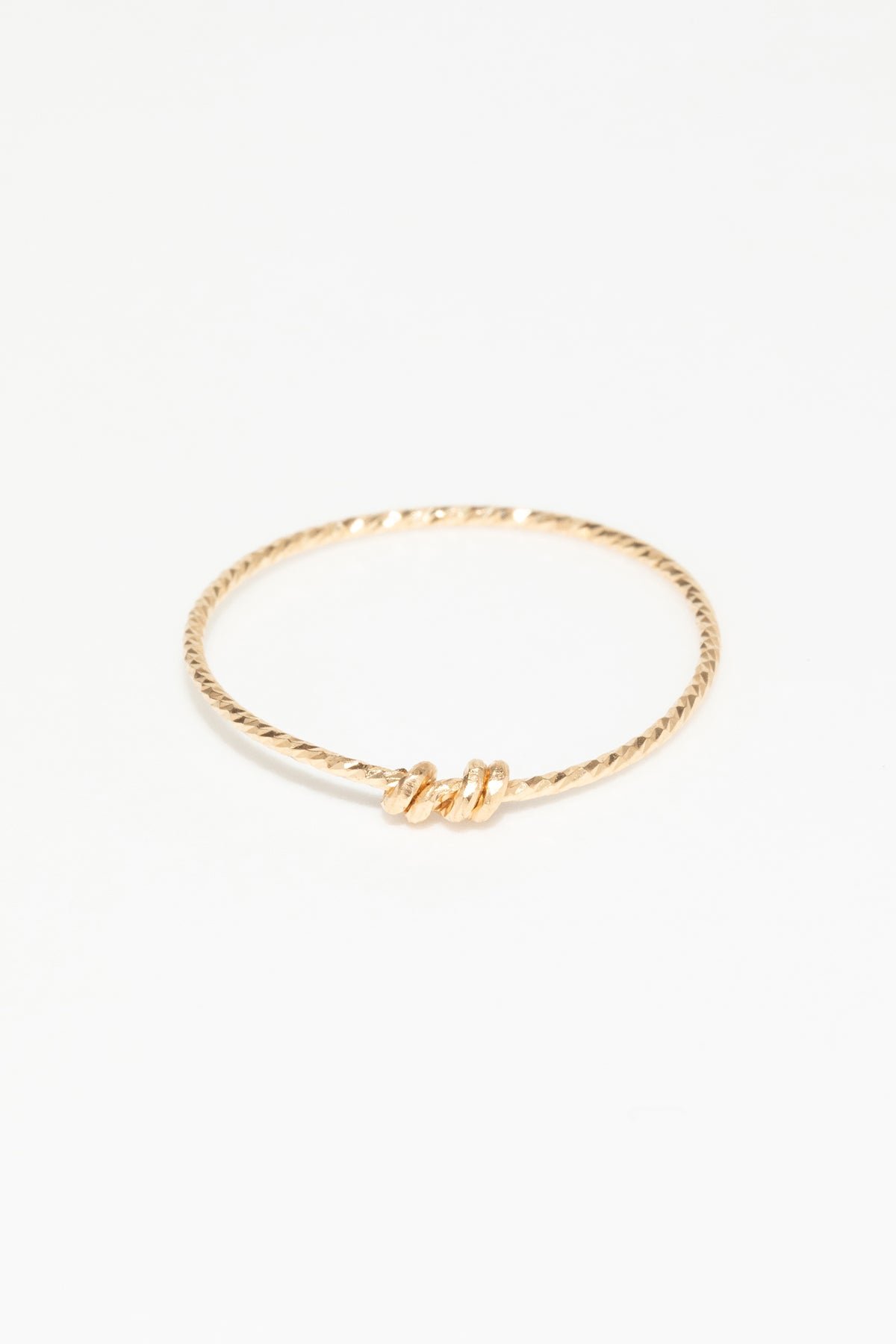 Bague anneau éclat YAY Doré