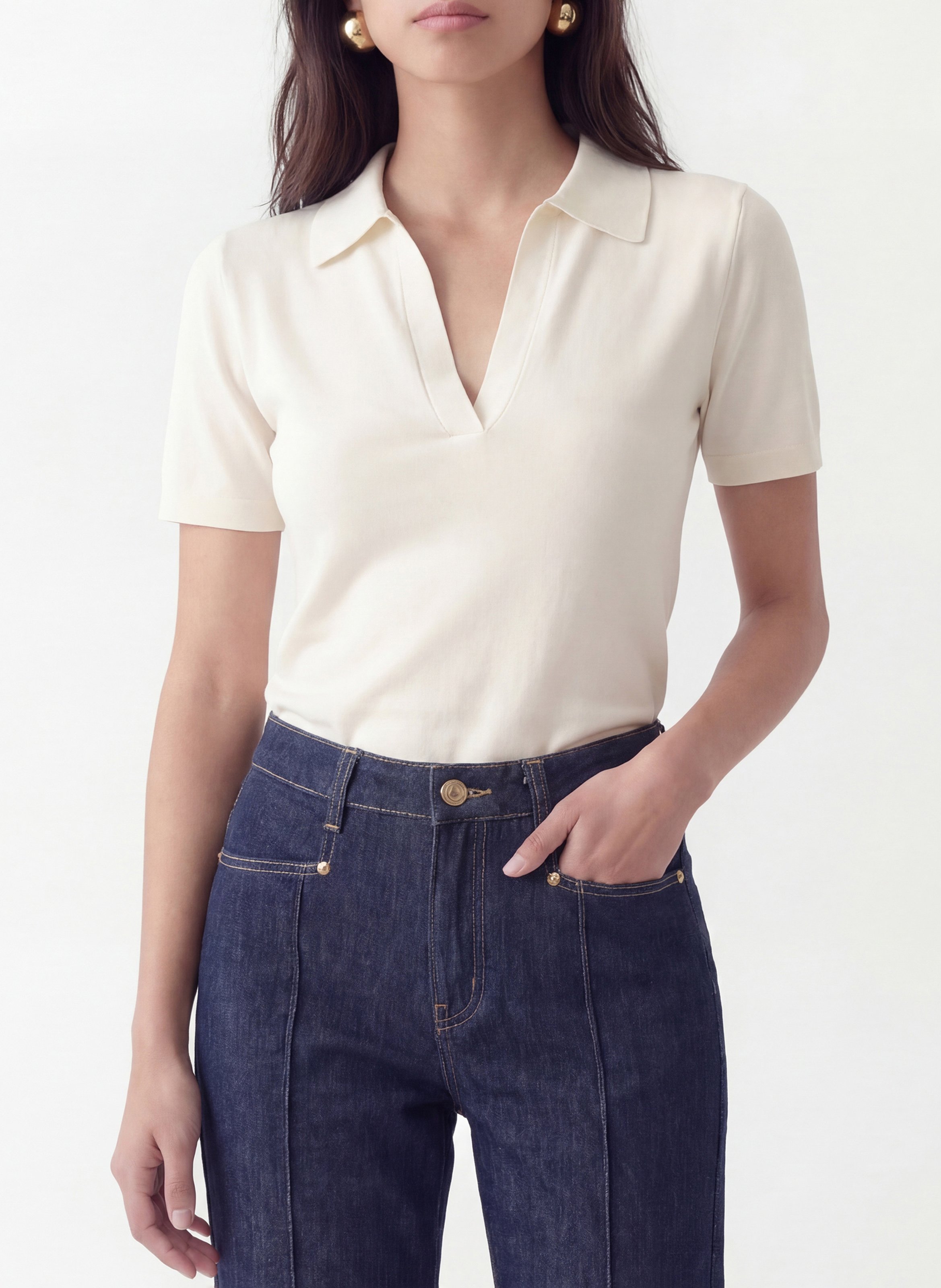 Gerade geschnittenes Poloshirt KOOKAI