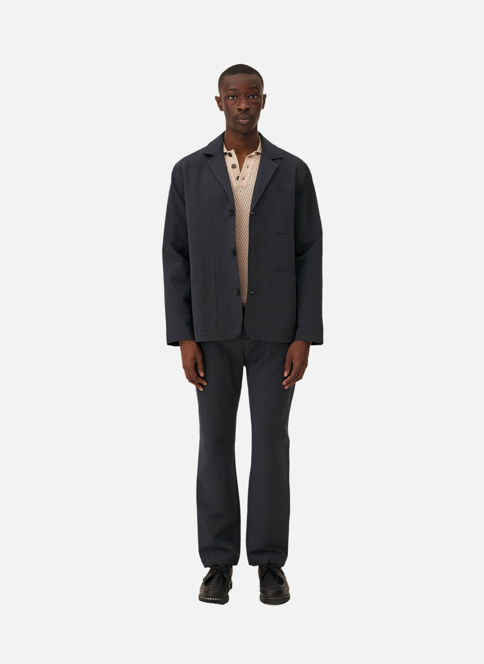 Casual blazer nairo dark blue Noyoco Blue