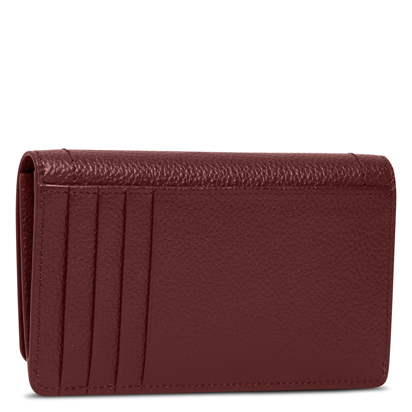 Porte-cartes en cuir de vachette LE TANNEUR Rouge