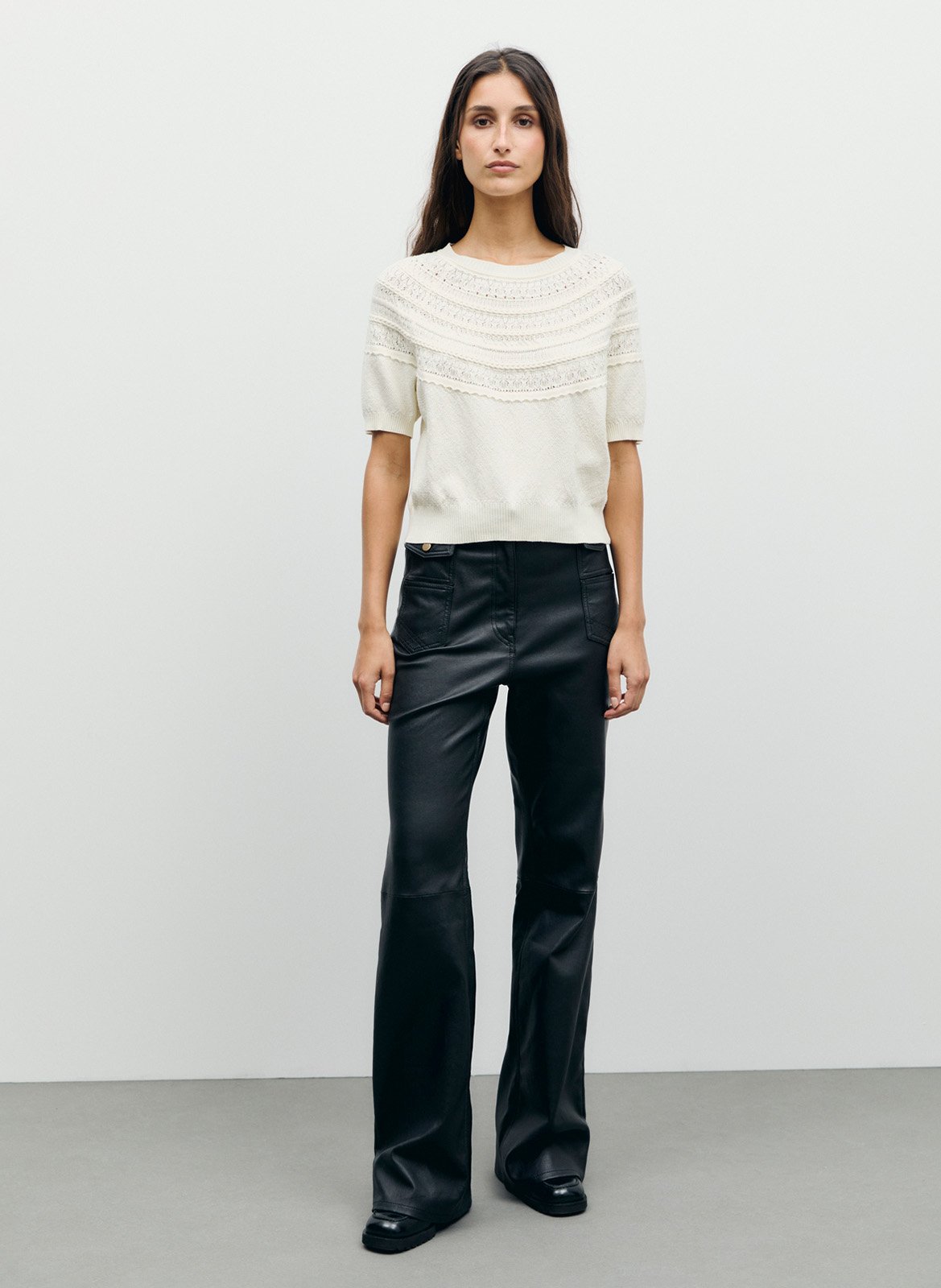 Round-neck sweater GERARD DAREL White