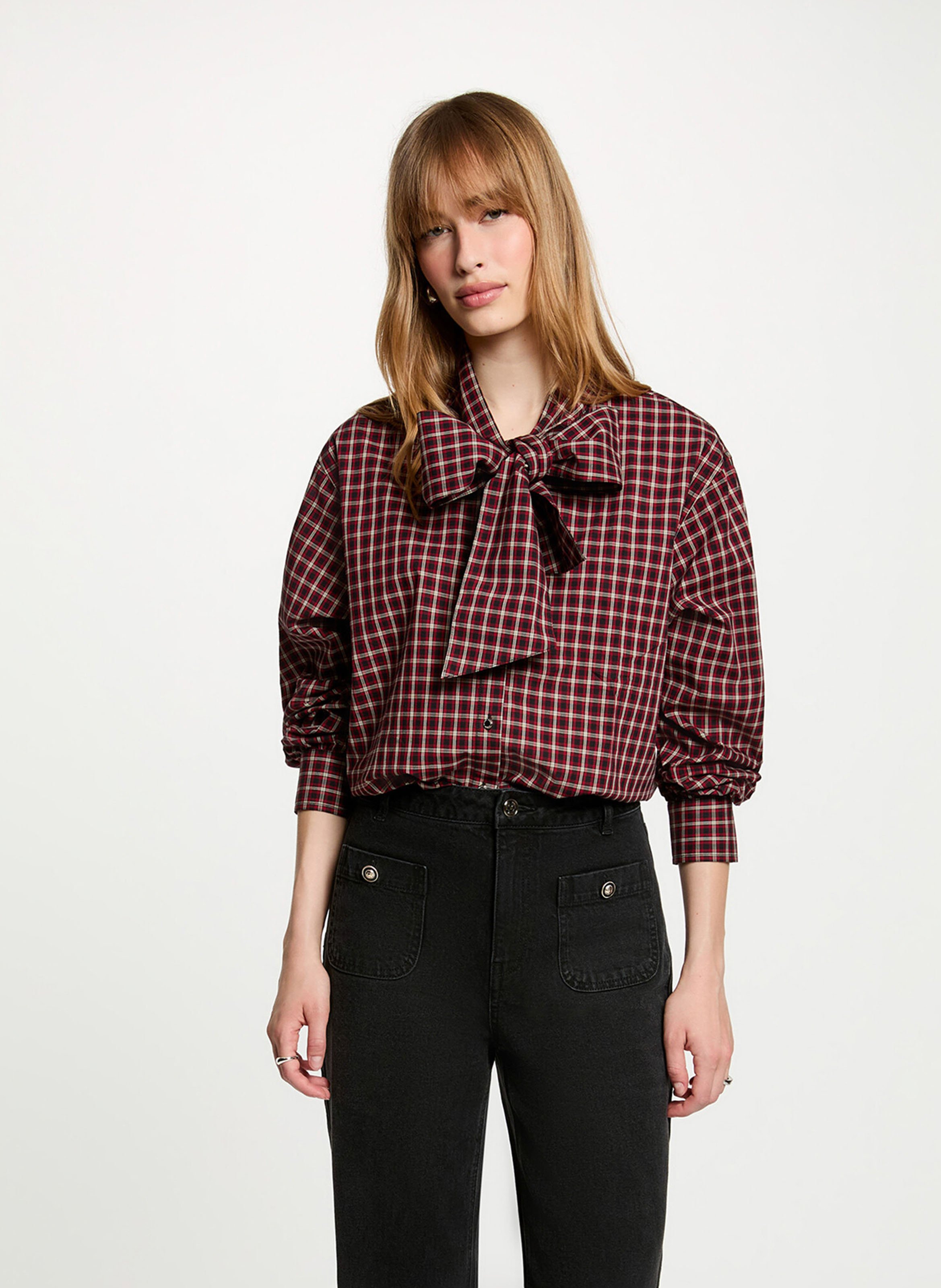 Bluse mit Stehkragen MORGAN Mehrfarbig